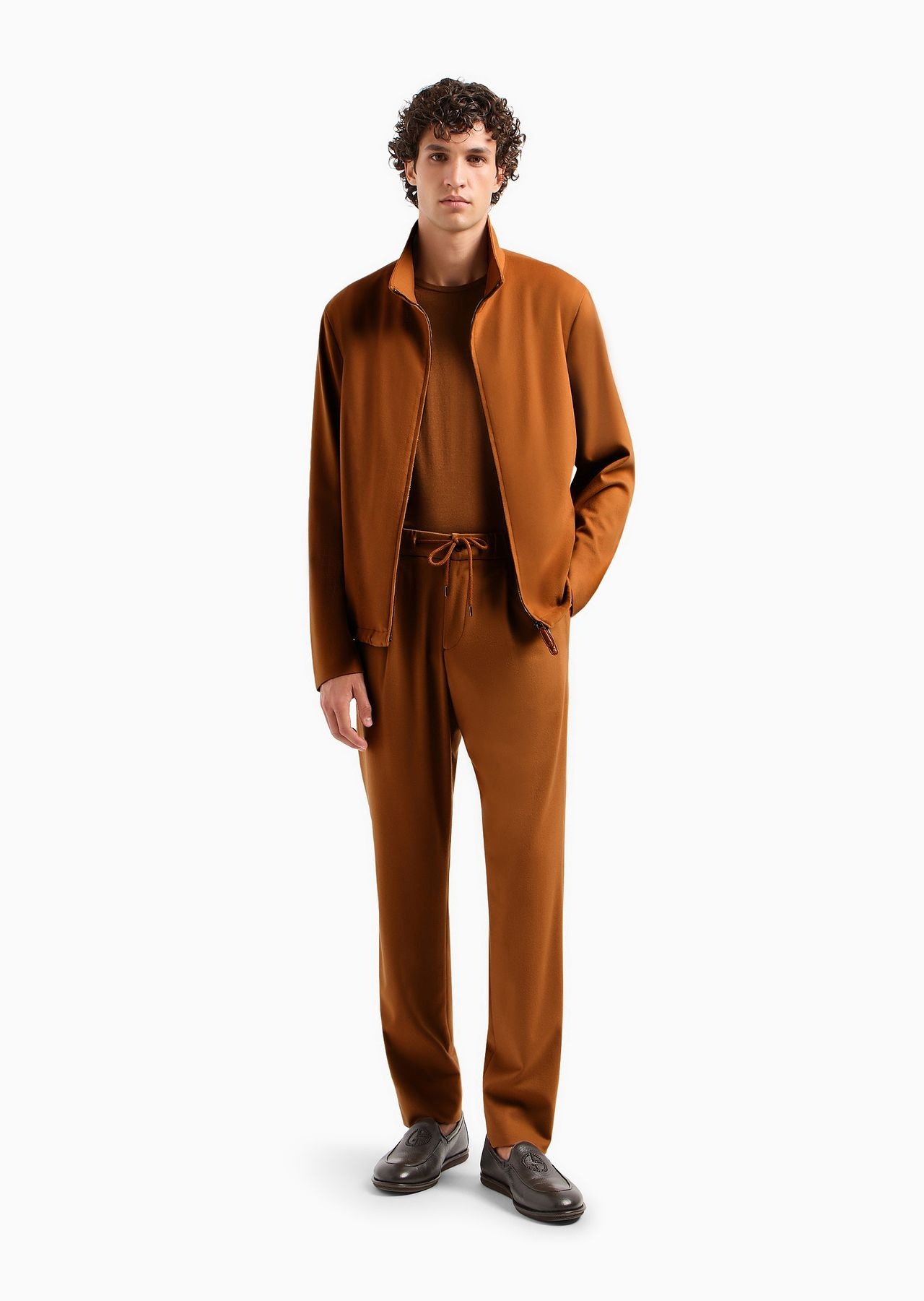 Giorgio Armani Vicuña blouson in lightweight pure vicuña cloth - 4