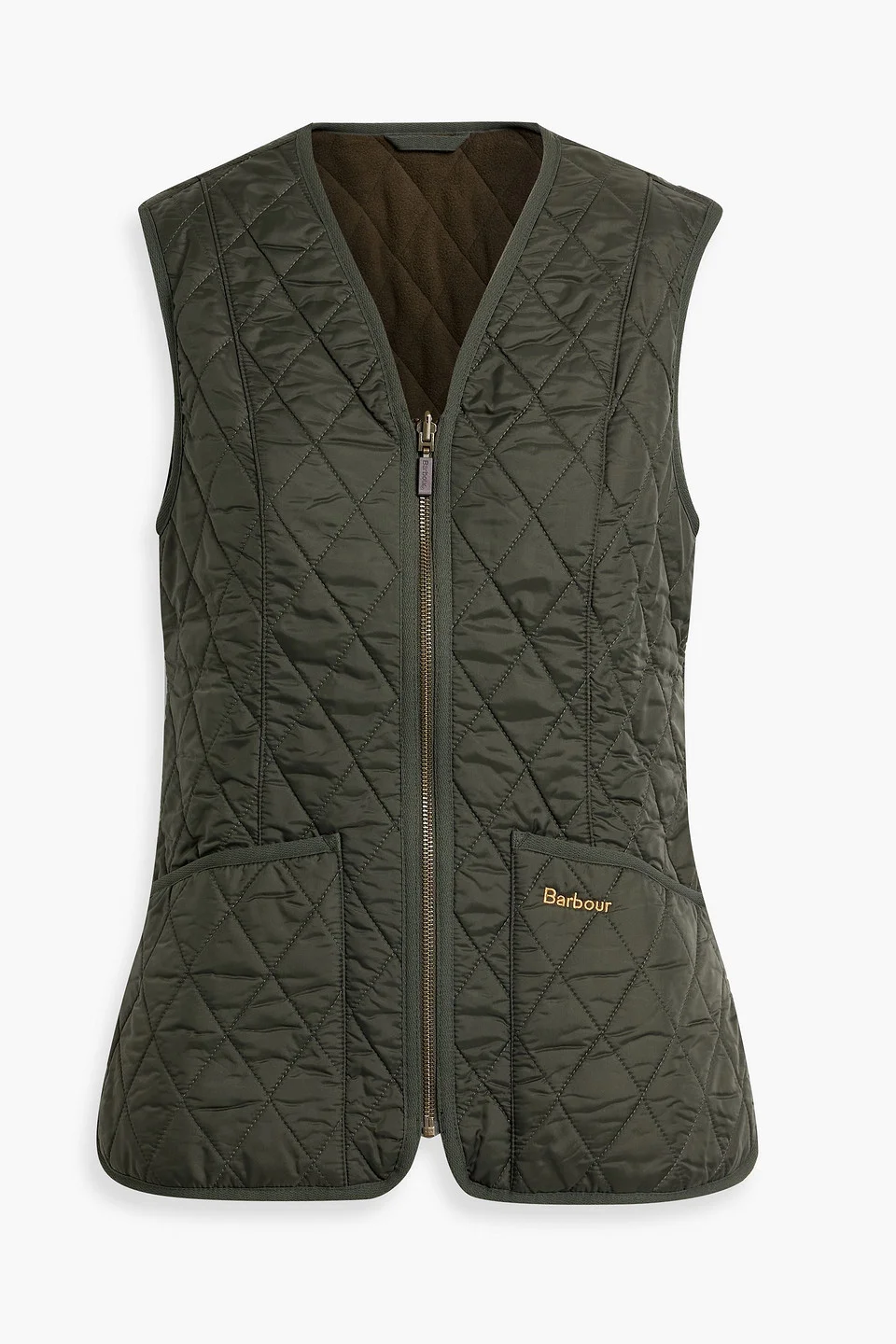 Betty quilted shell vest - 1
