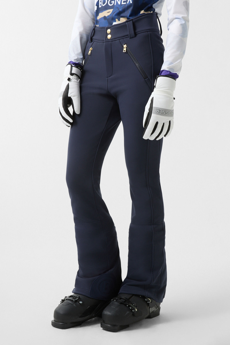 Hazel softshell ski pants in Navy blue 2