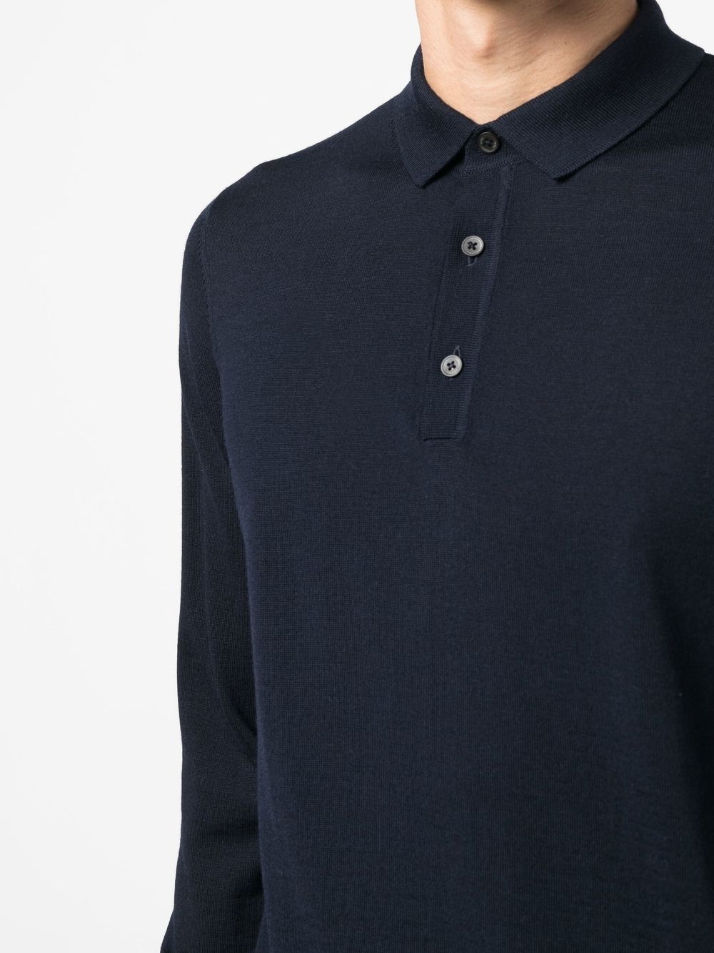 long-sleeve polo shirt - 5
