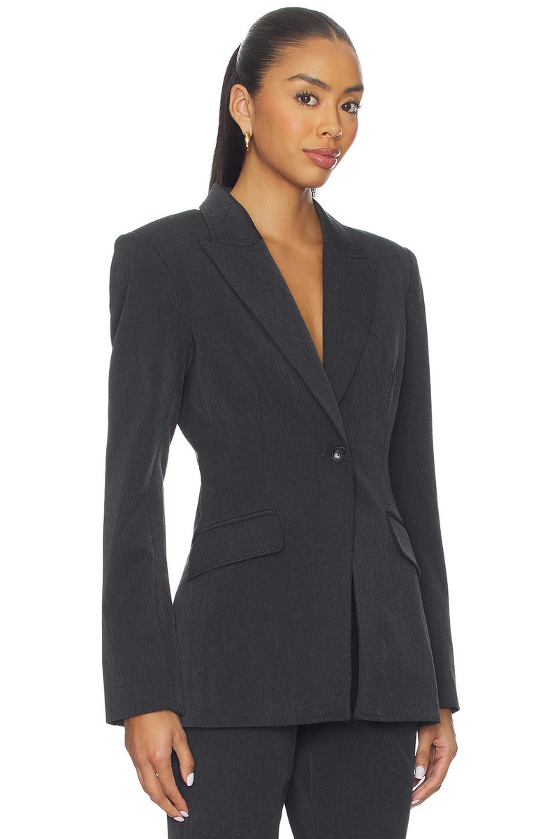 GOOD AMERICAN Essential Suiting Sculpted Blazer outlook