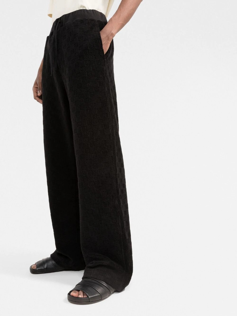 straight-leg jacquard track pants - 3