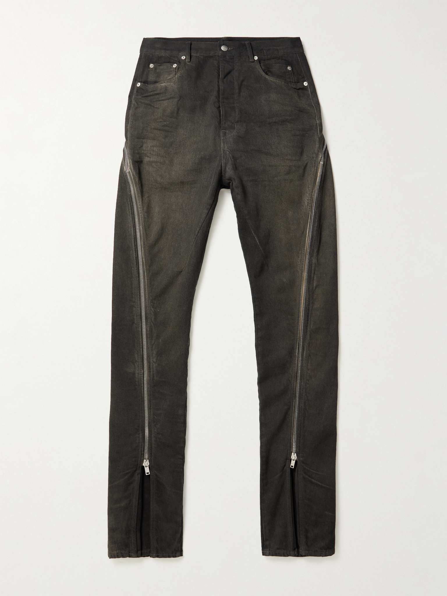 Bolan Zip-Detailed Flared Jeans - 1