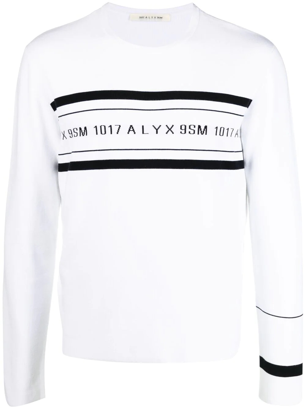 logo crew neck jumper - 1