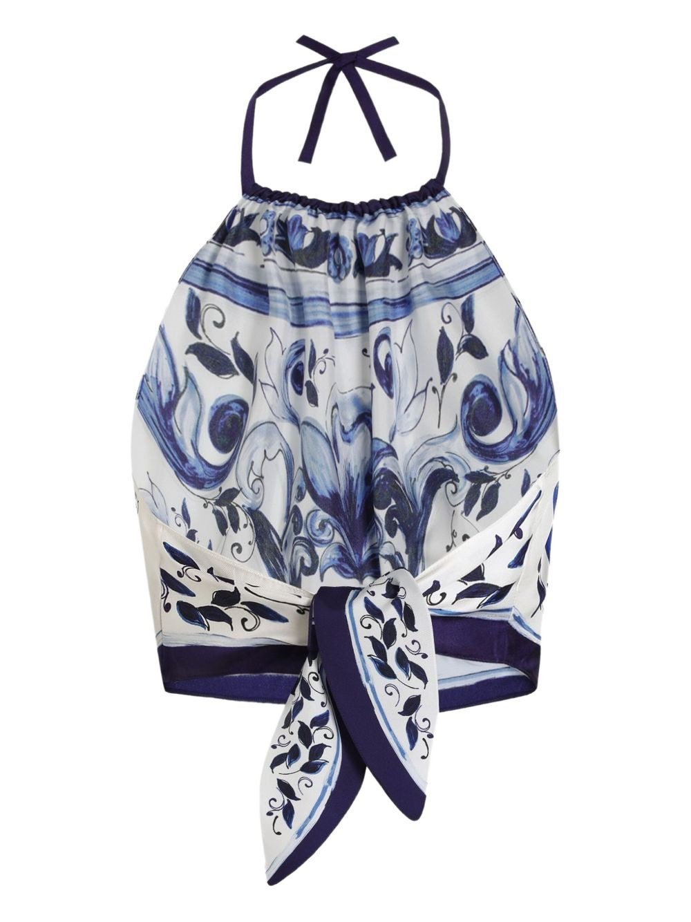 Majolica halterneck top - 2