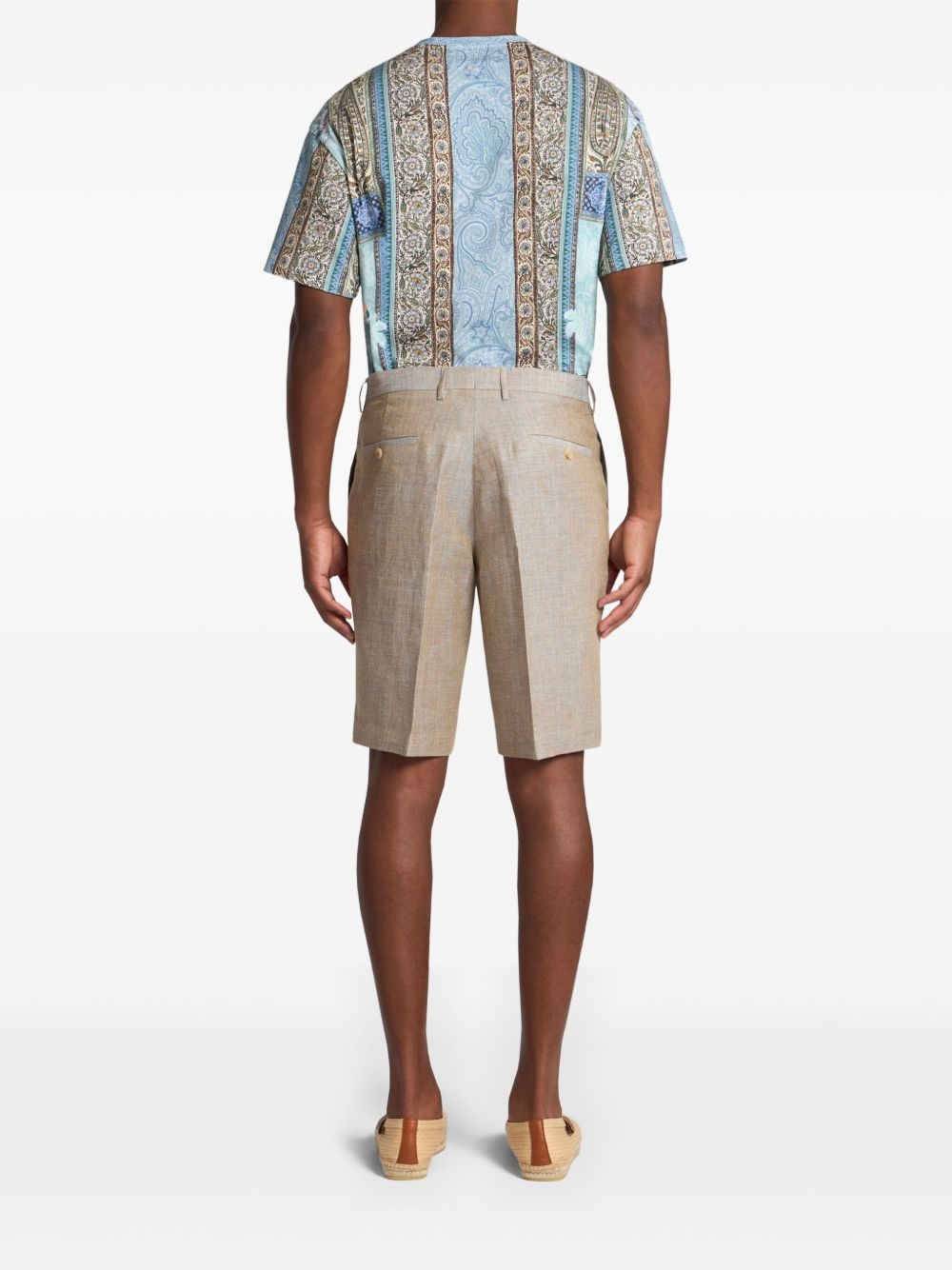linen shorts - 2