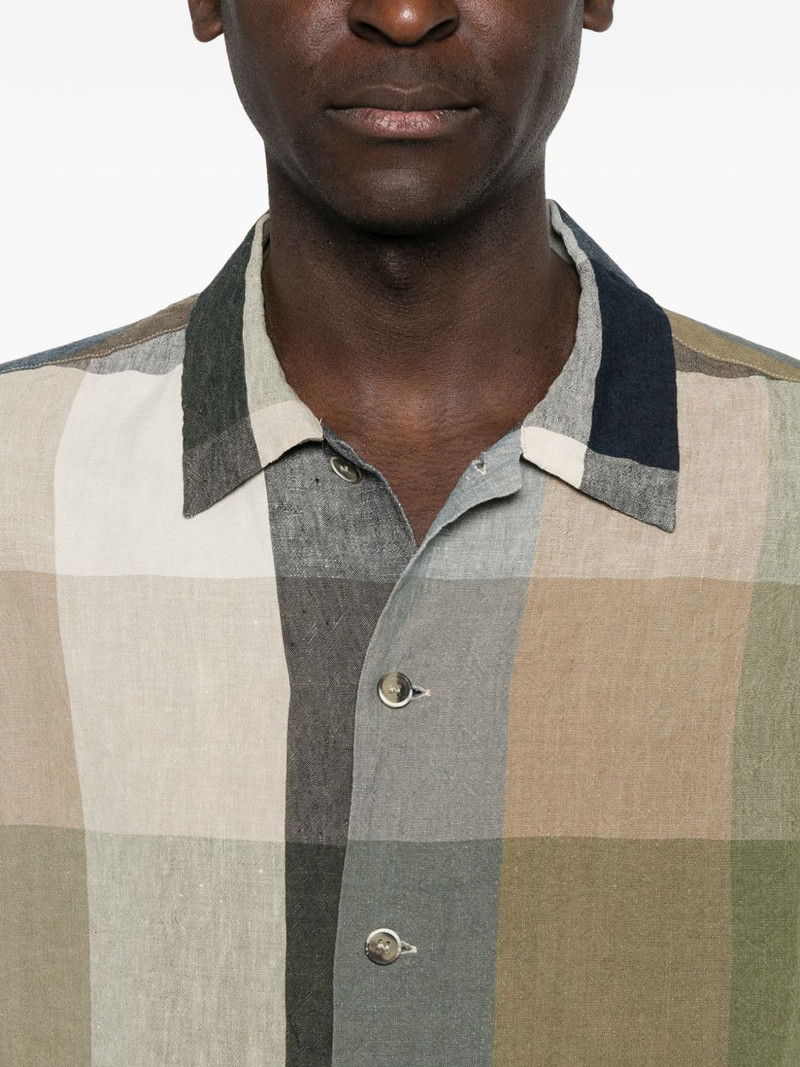 Galia check-pattern short-sleeve shirt 5