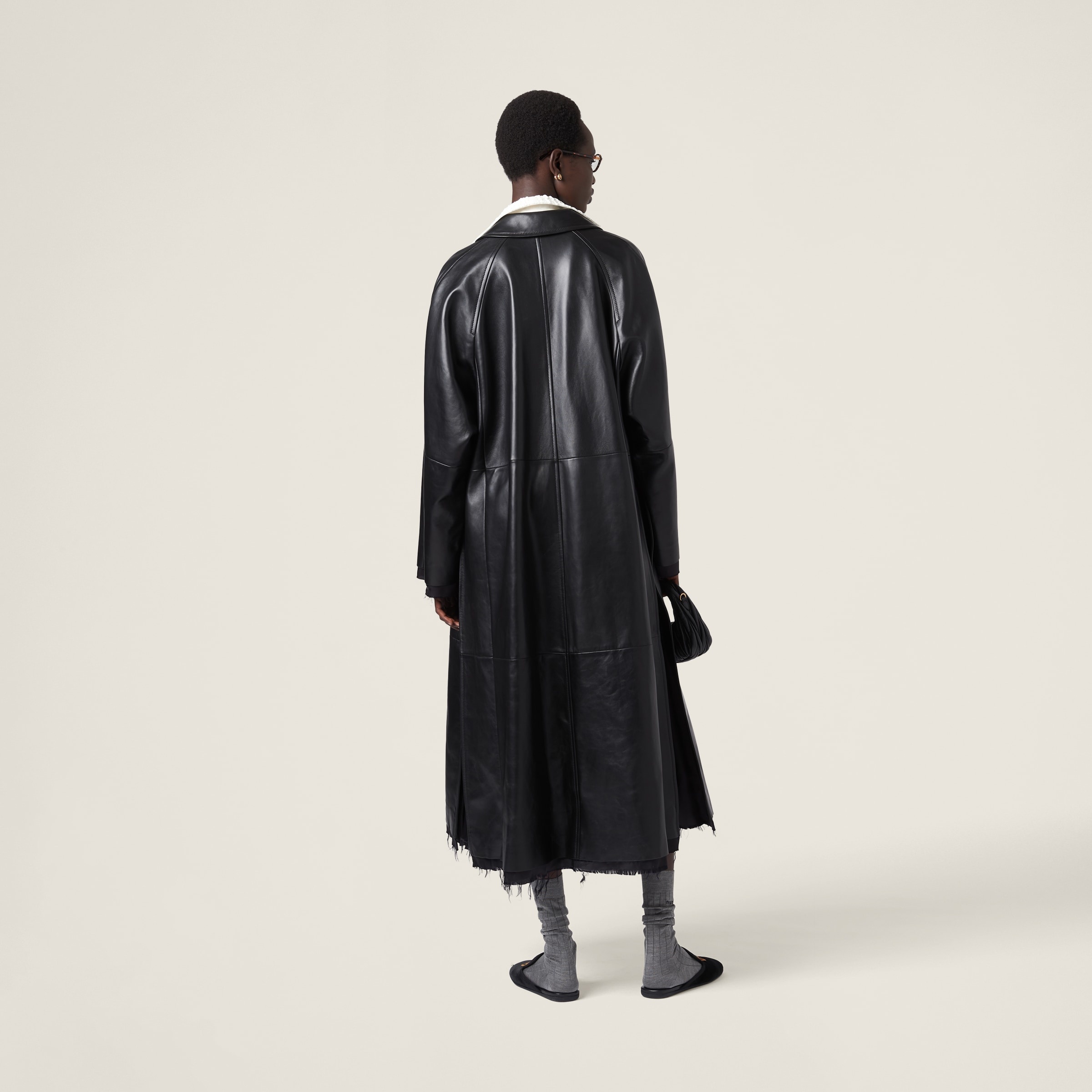 Nappa leather coat - 3