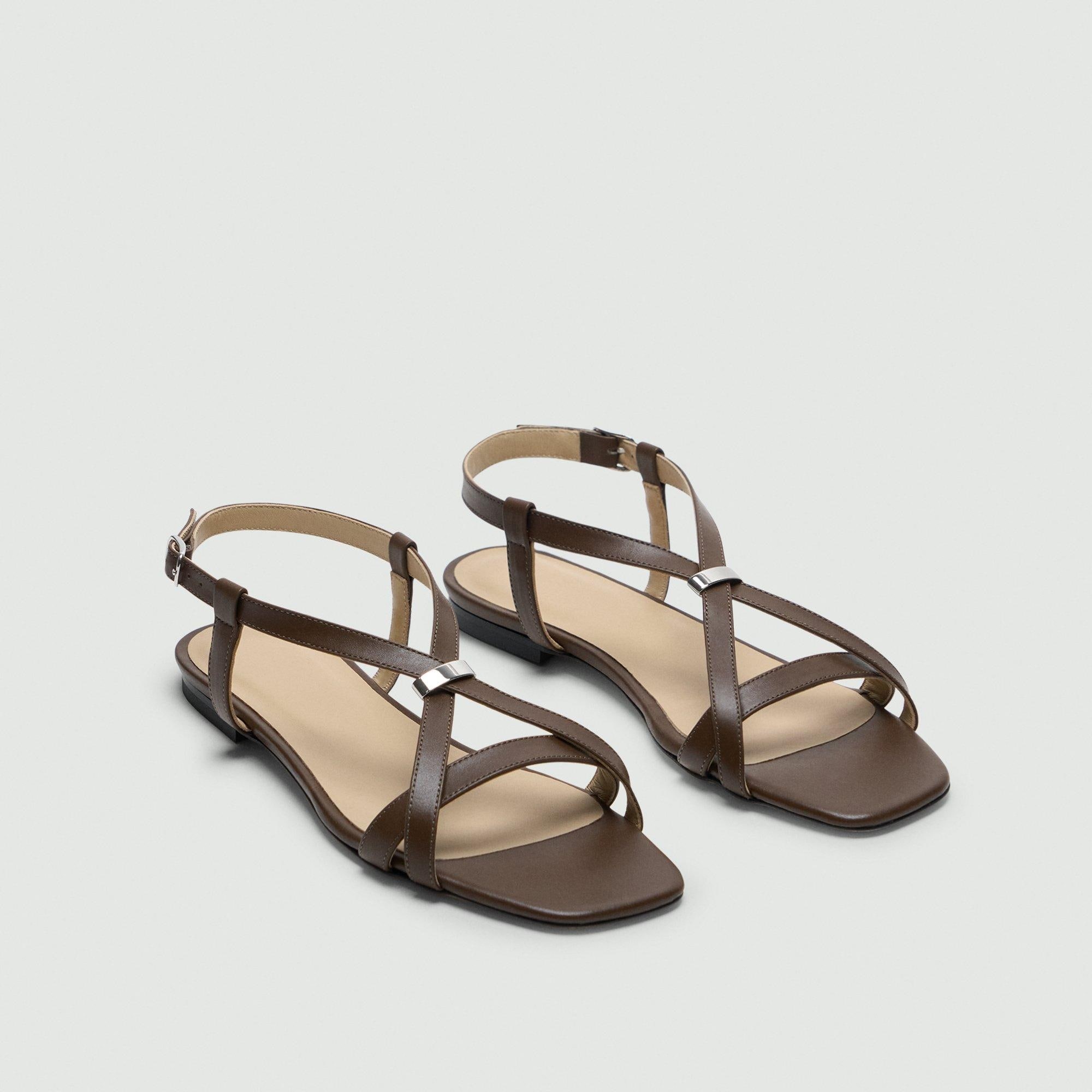Ring Sandal in Leather - 5
