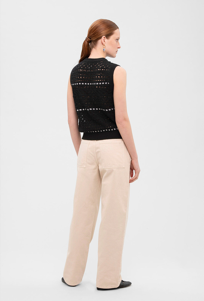 Salem Vest - Black Gingham 6