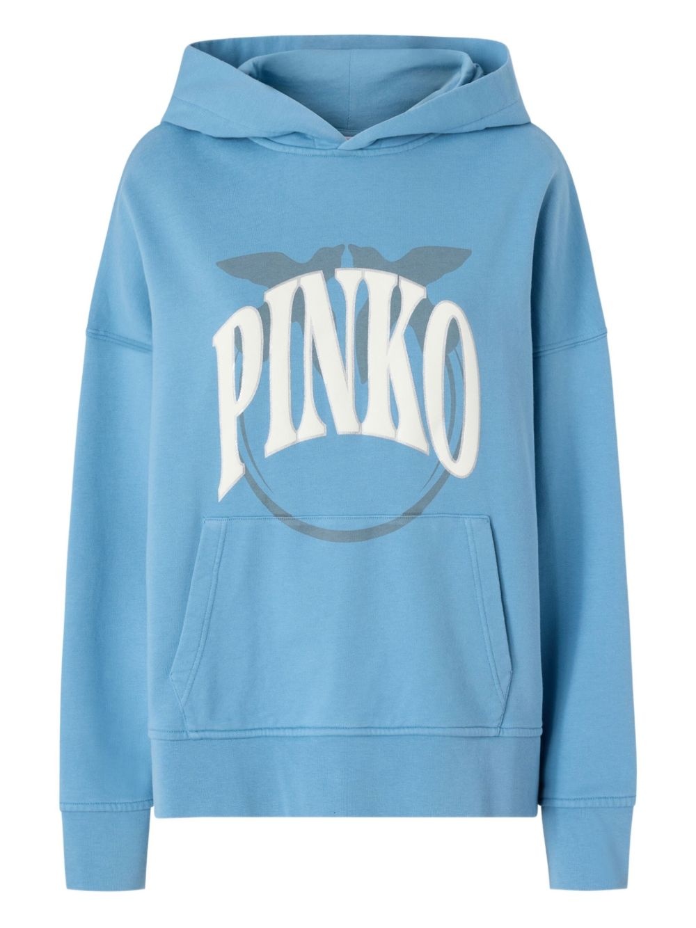 logo-print hoodie - 1