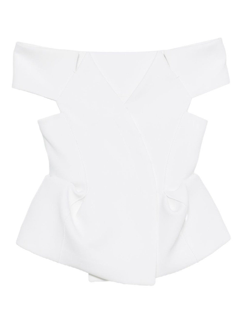 Verone top in chalk 1