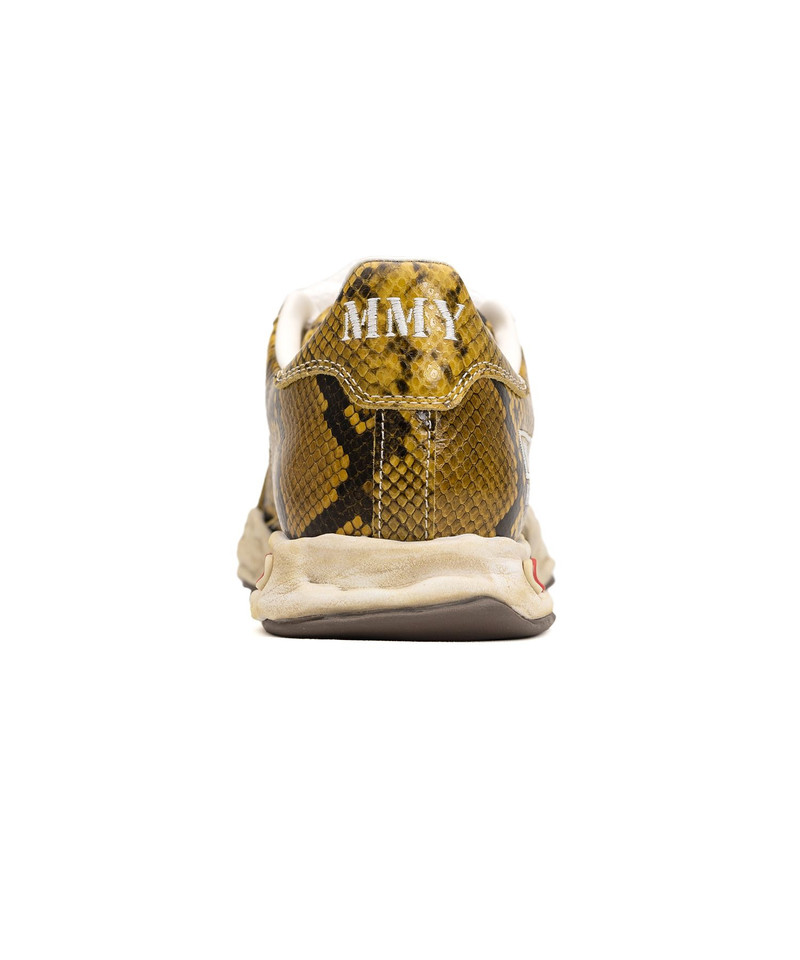 "HERBIE" OG Sole Python Printed Leather Low-top Sneaker 30