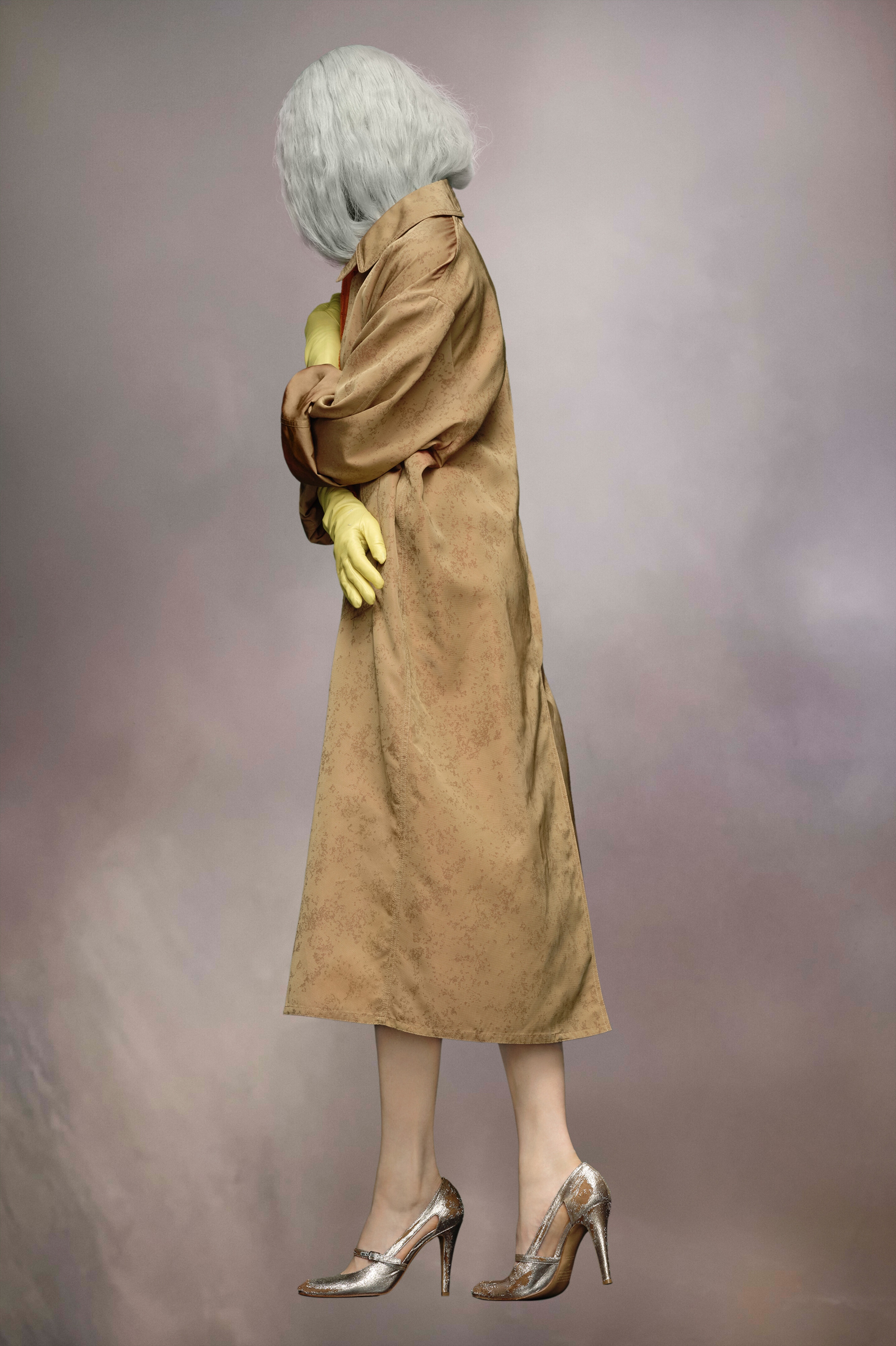 Cotton faille trench coat - 3