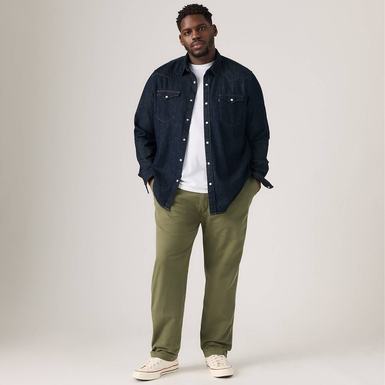 LEVI'S® XX CHINO STANDARD TAPER FIT PANTS (BIG & TALL) - 3