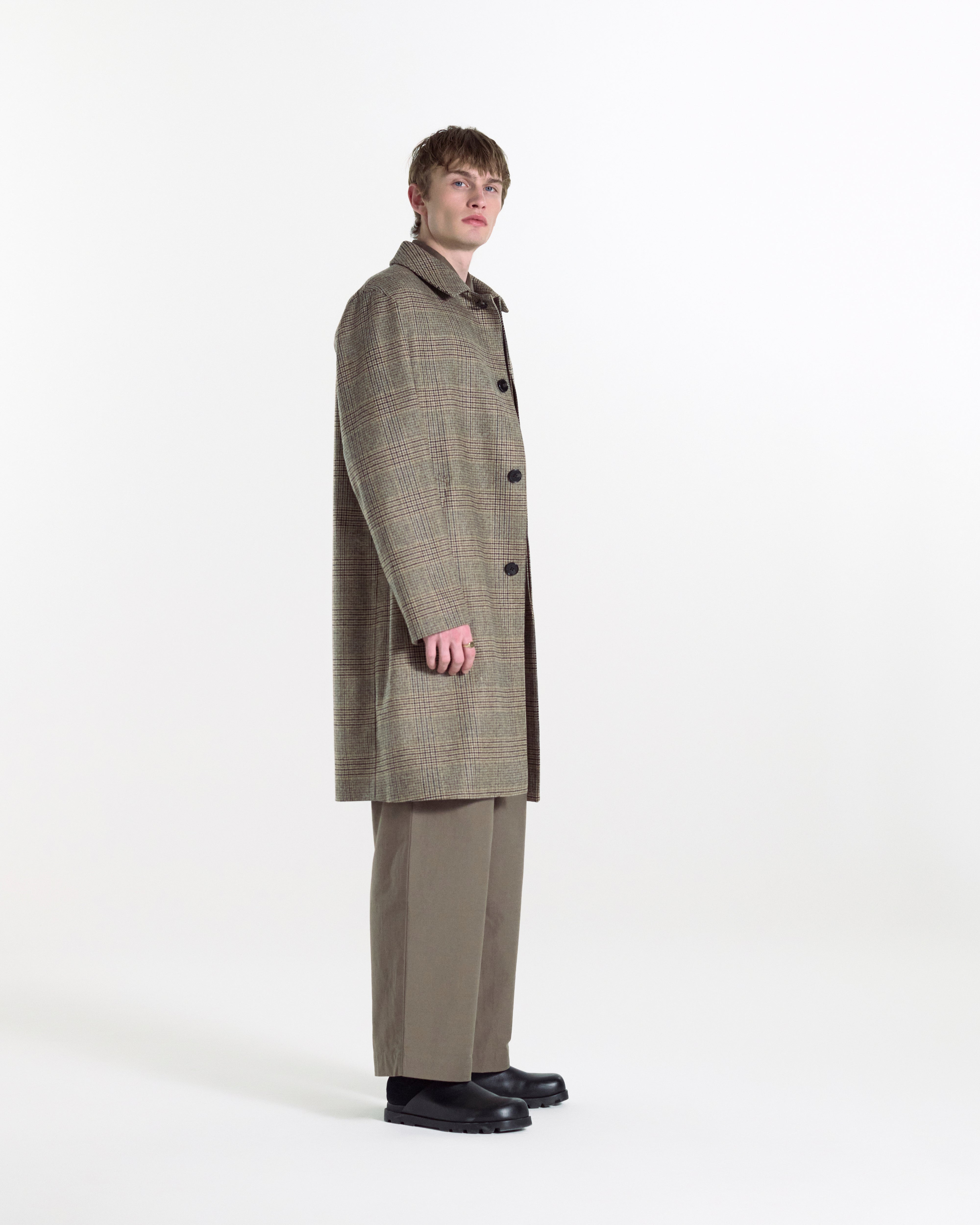 Dunkeld Glencheck Wool Coat - 4