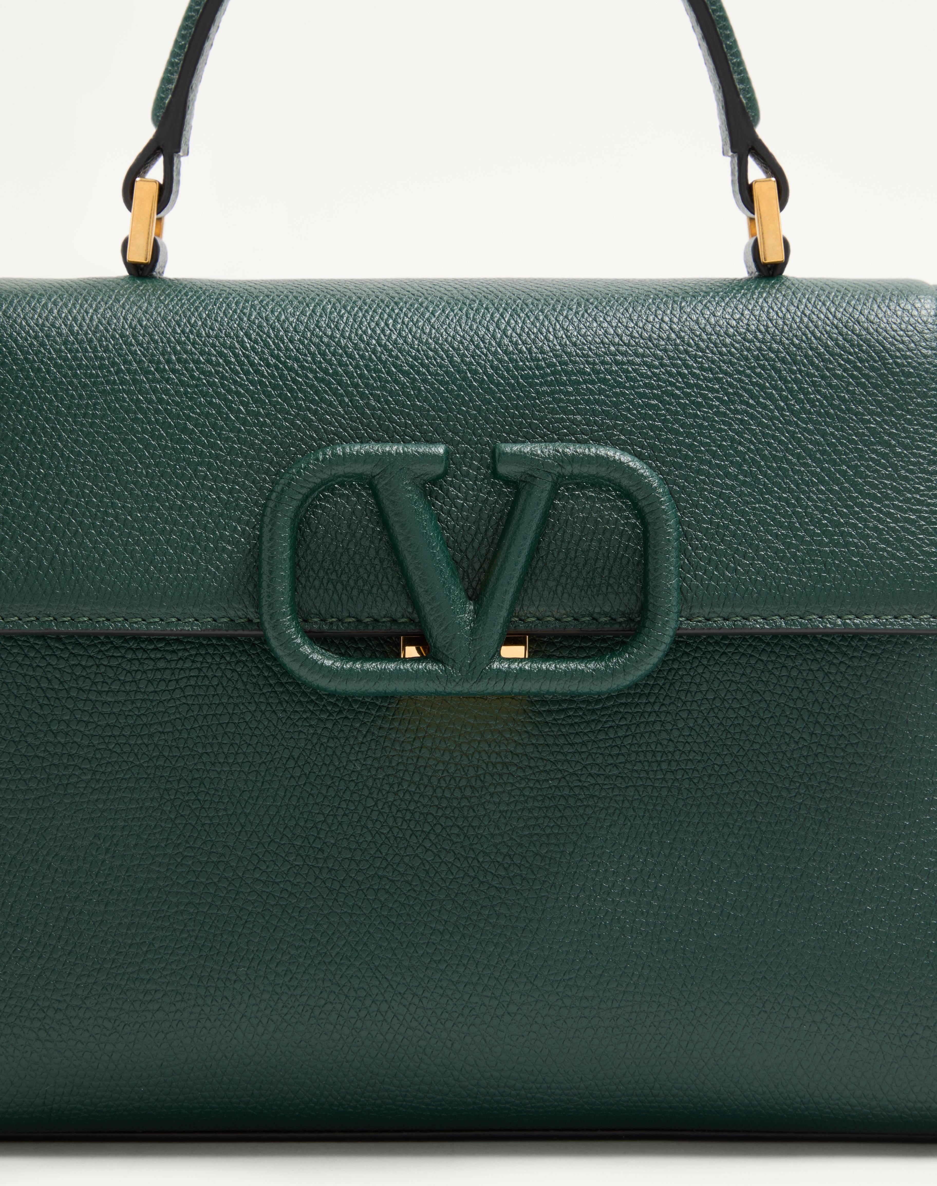 SMALL VSLING GRAINY CALFSKIN HANDBAG - 8