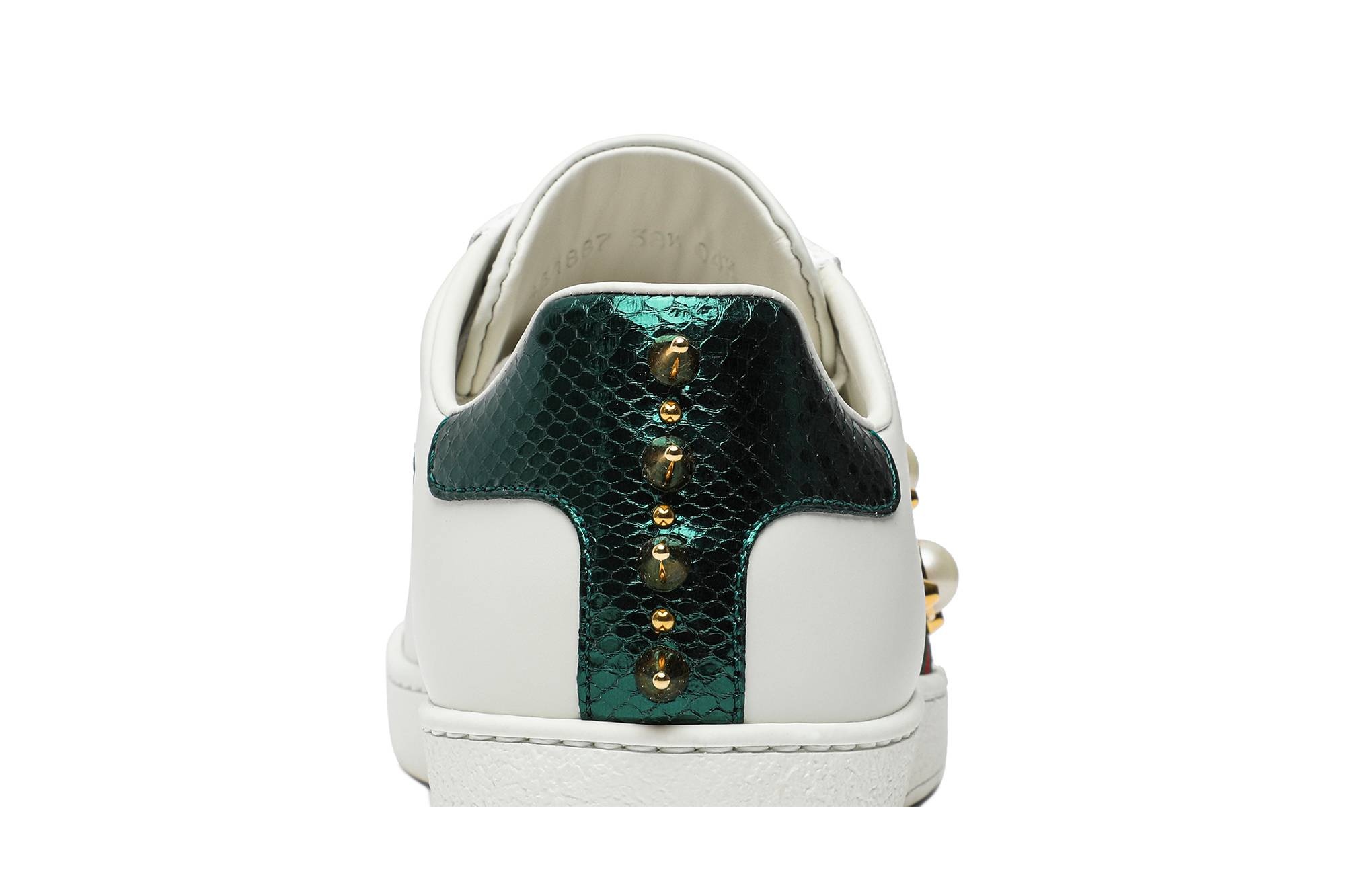 Gucci Wmns Ace Studded 'White' - 7