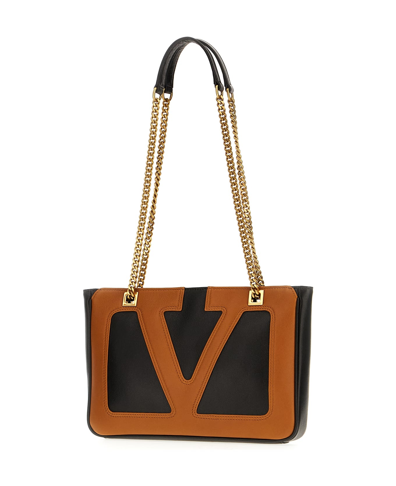 Black Nappa Leather Viva Superstar Crossbody Bag - 2