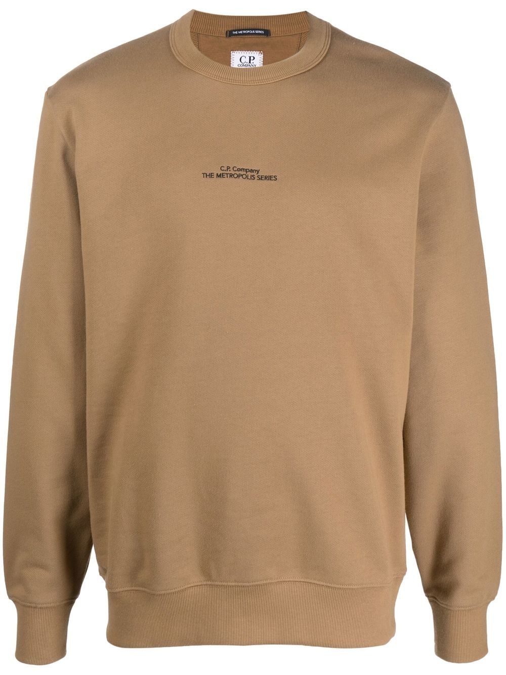 embroidered-logo sweatshirt - 1