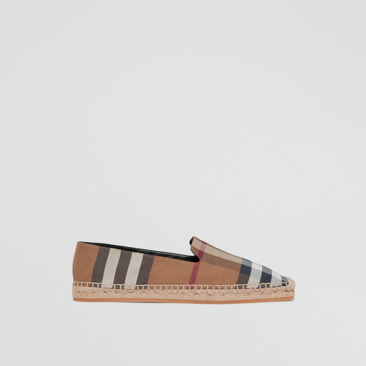 Check Cotton Espadrilles - 1