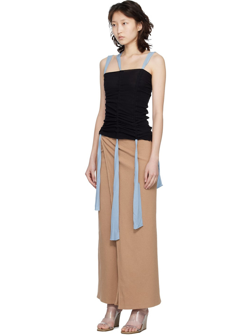 BASERANGE SSENSE Exclusive Black Hewn Top outlook