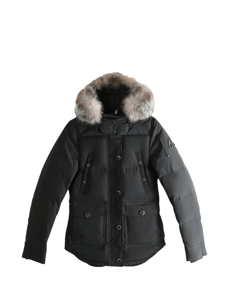 Anguille fur-trim jacket 1