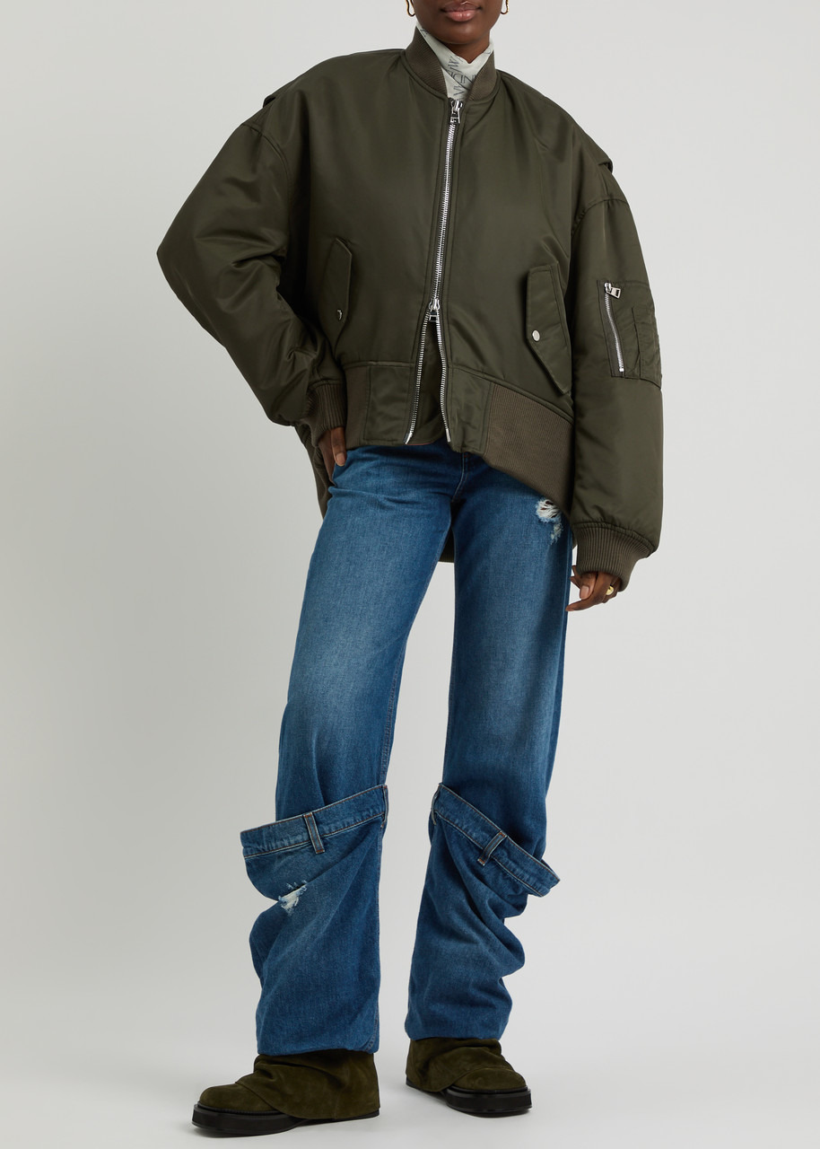 JW Anderson Padded Nylon Bomber Jacket - 4