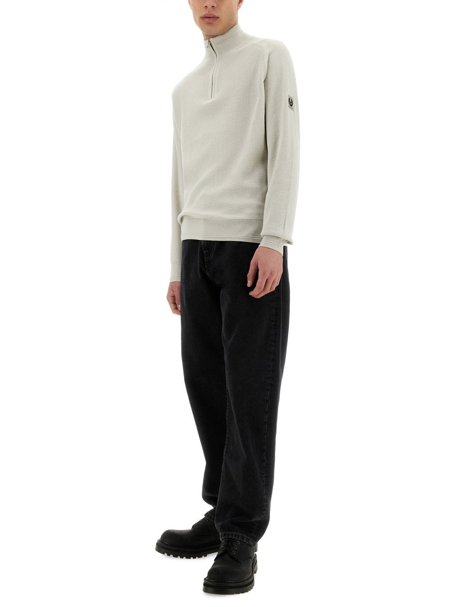 Belstaff Men Shirt With Zip. - 2