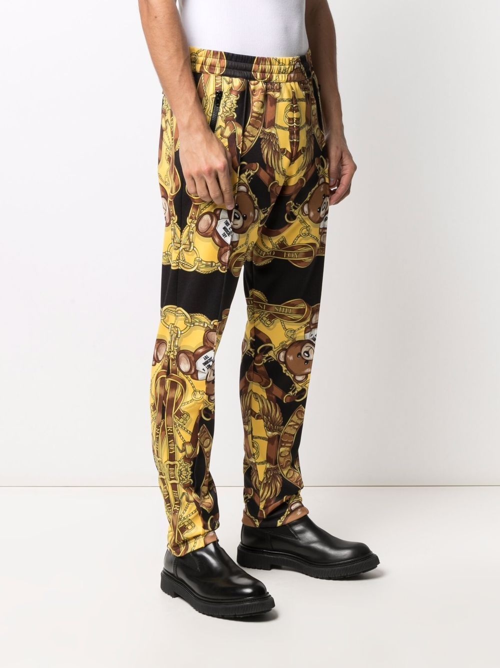 Teddy printed track pants - 3