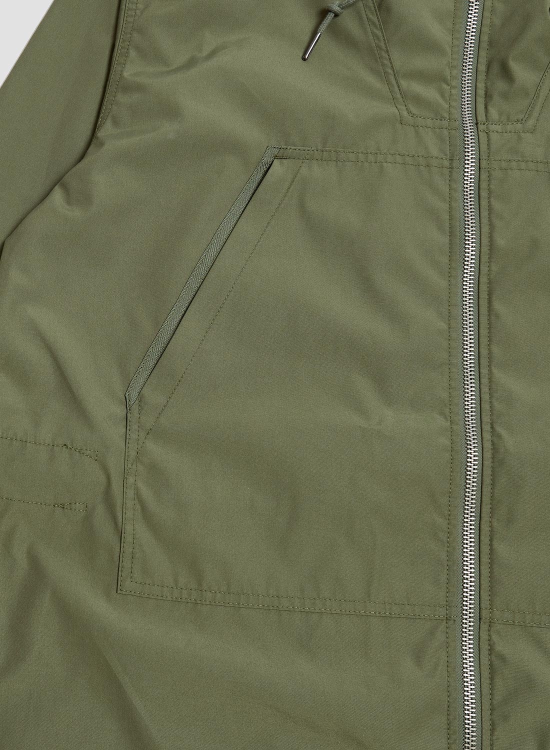 Zip Smock in Army - 6