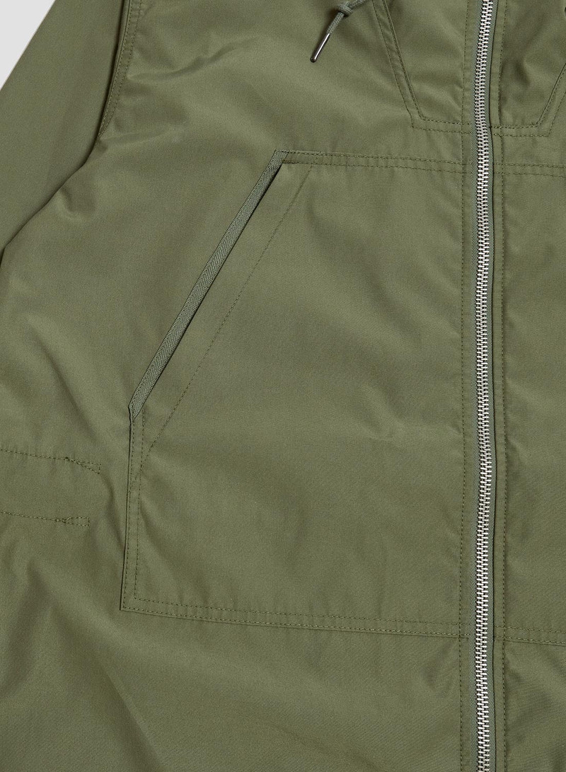 Zip Smock in Army 6