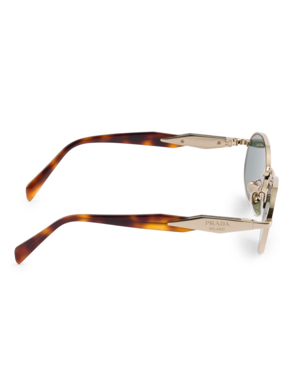 oval-frame sunglasses - 3