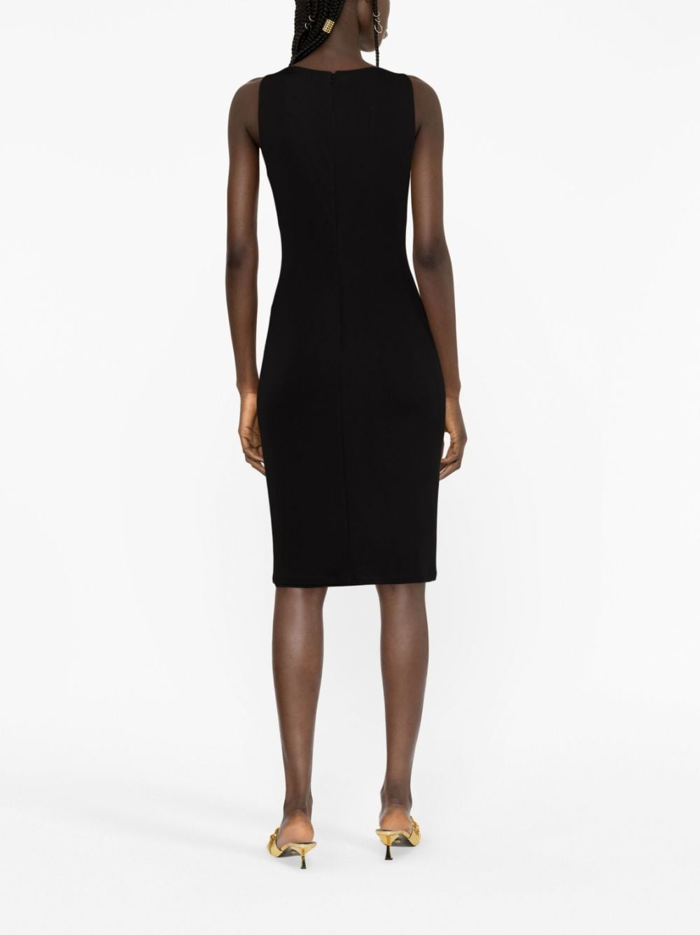 Medusa Head-motif straps fitted dress - 3