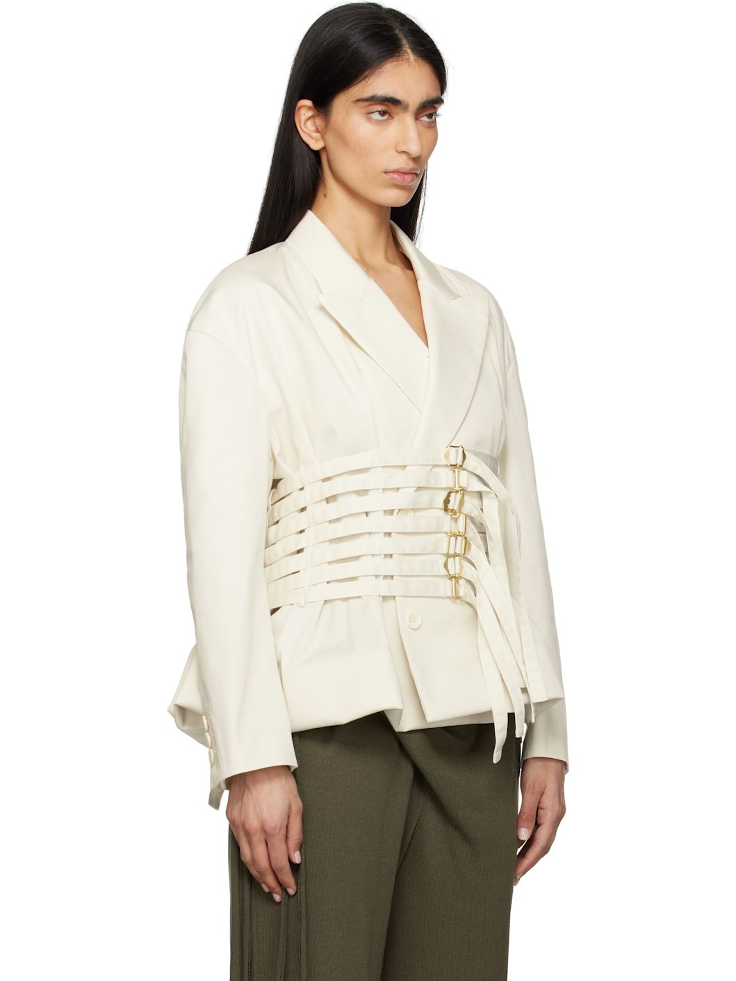 Off-White Buckle Blazer - 2