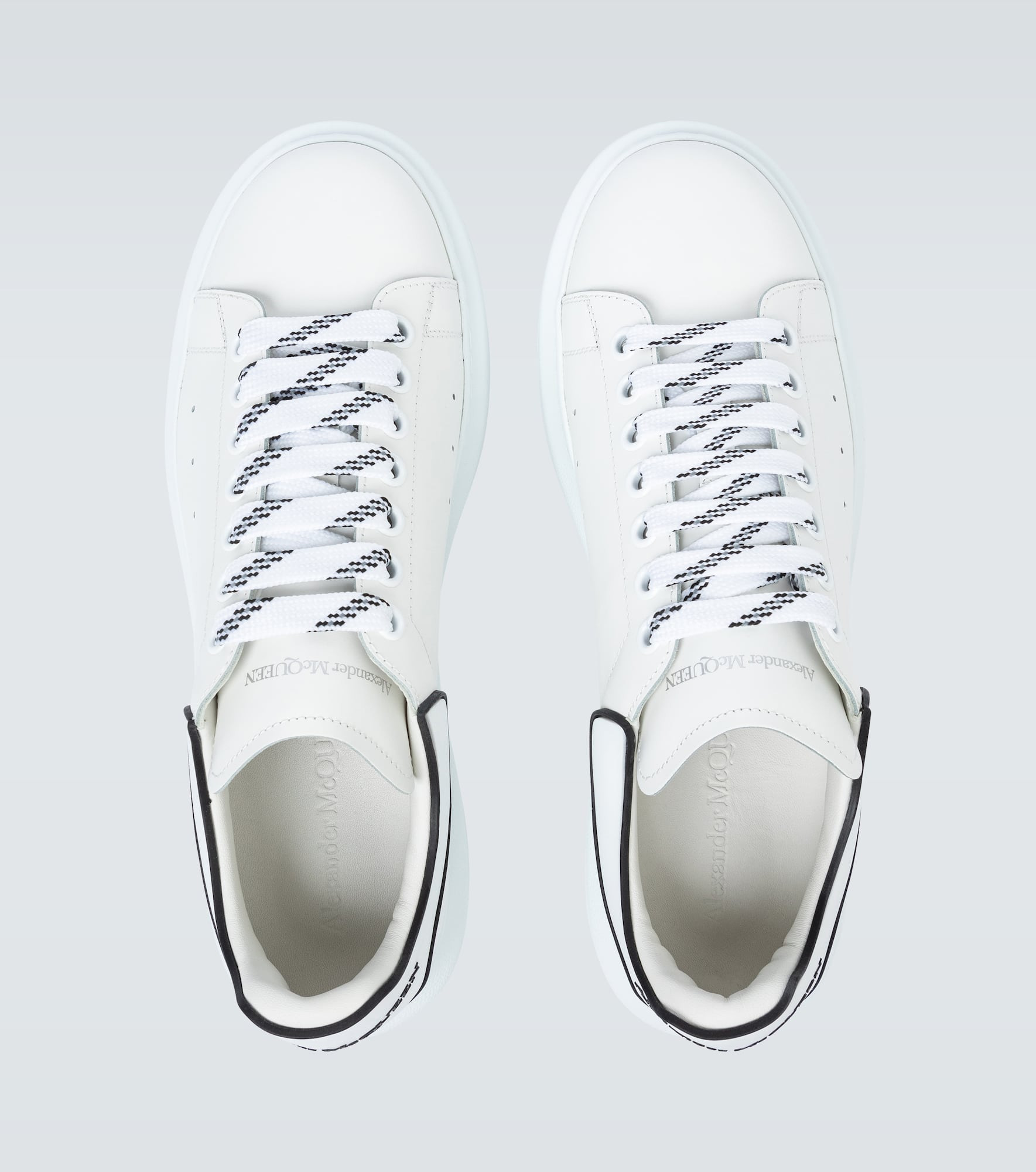 Oversized leather sneakers - 3