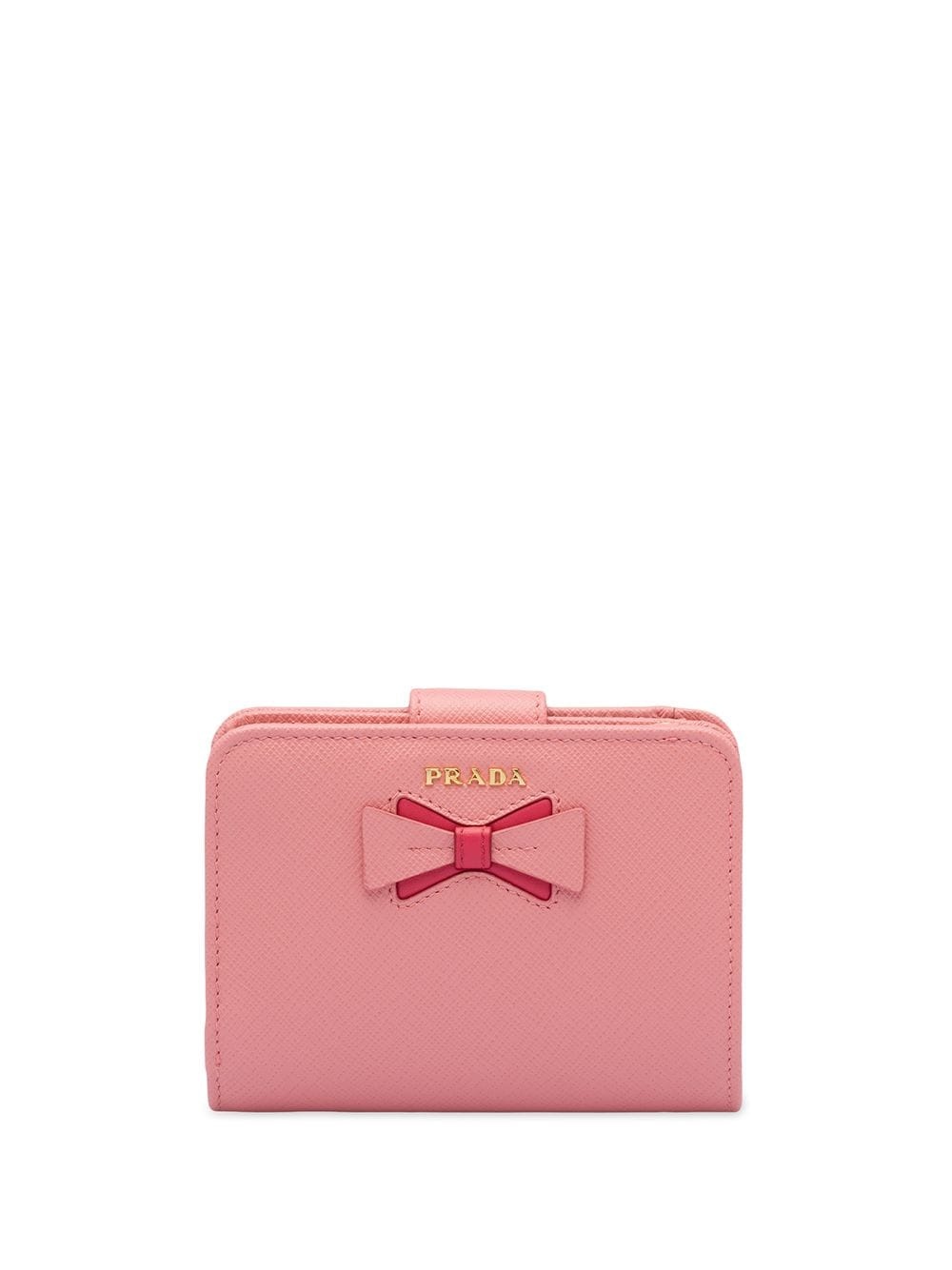 bow-embellished Saffiano wallet - 1