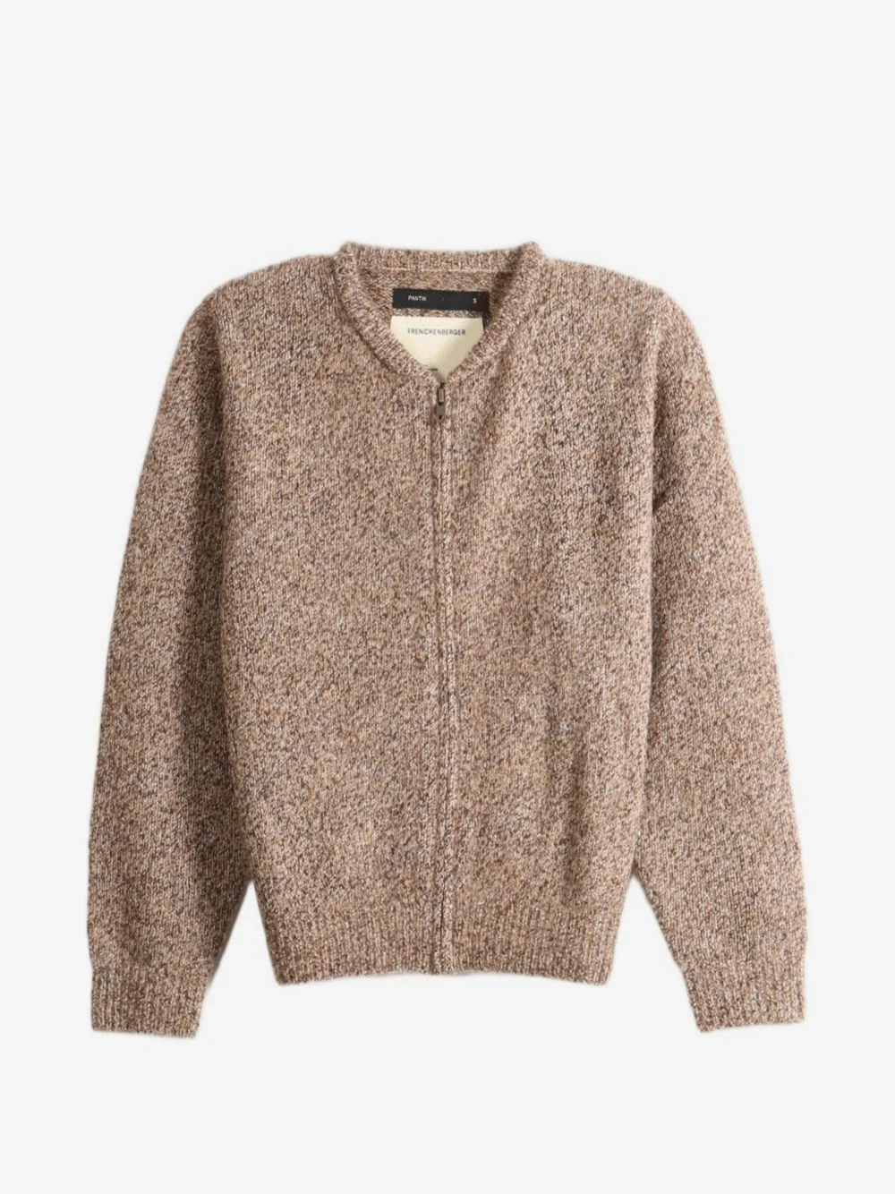 zip-up sweater - 1
