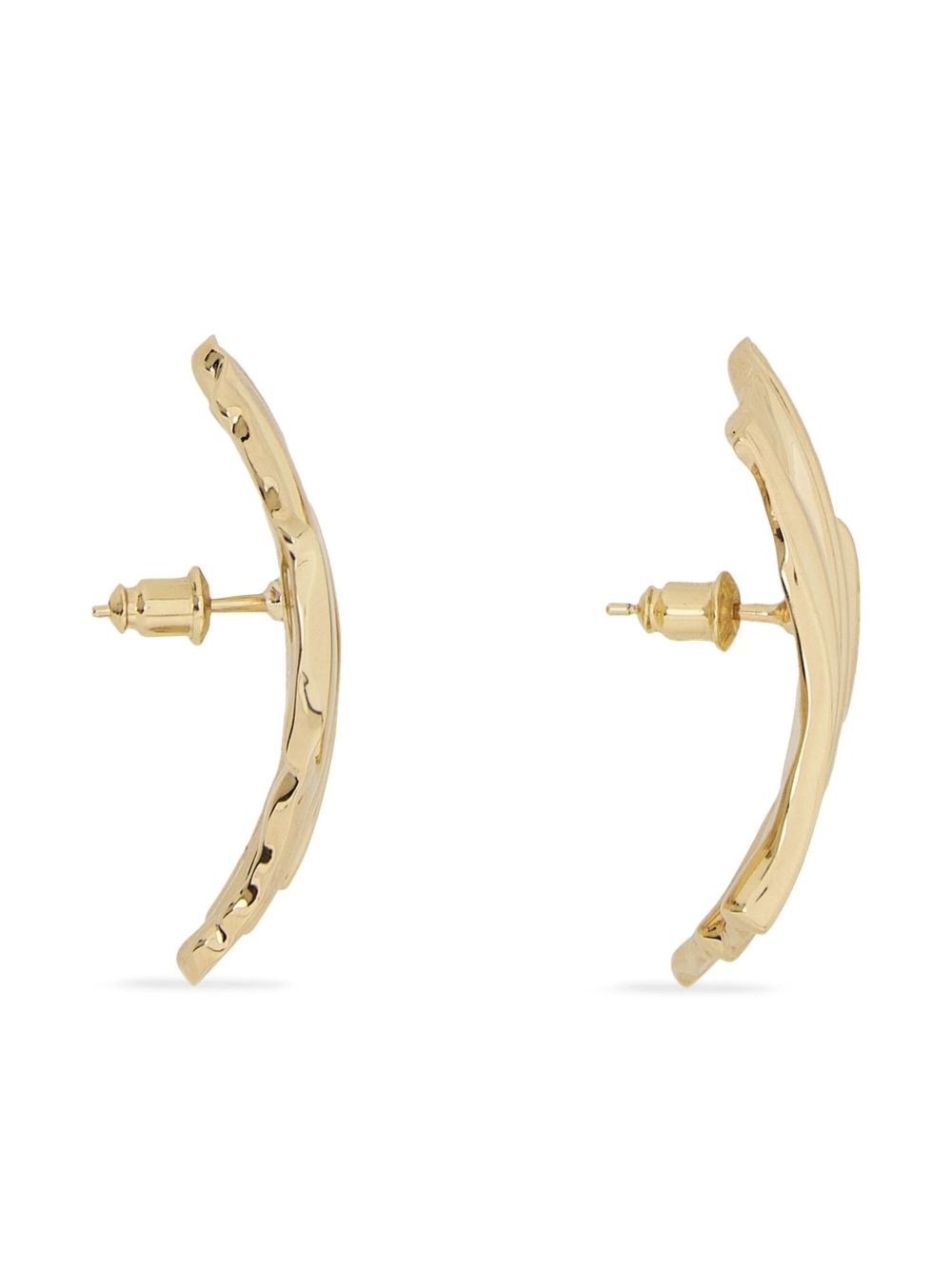 asymmetric draped earring - 3