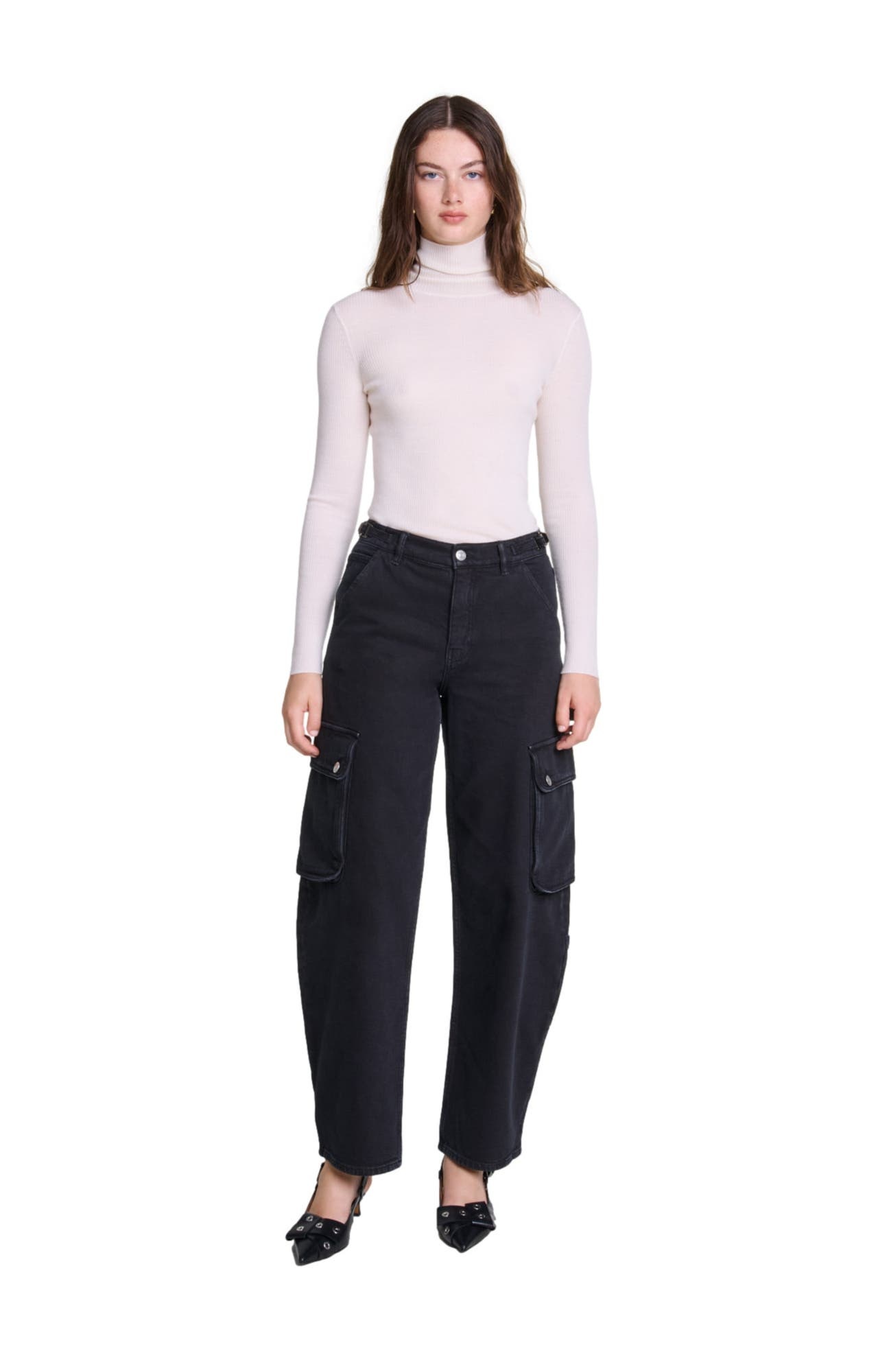 maje Cargo jeans in Black at Nordstrom - 1