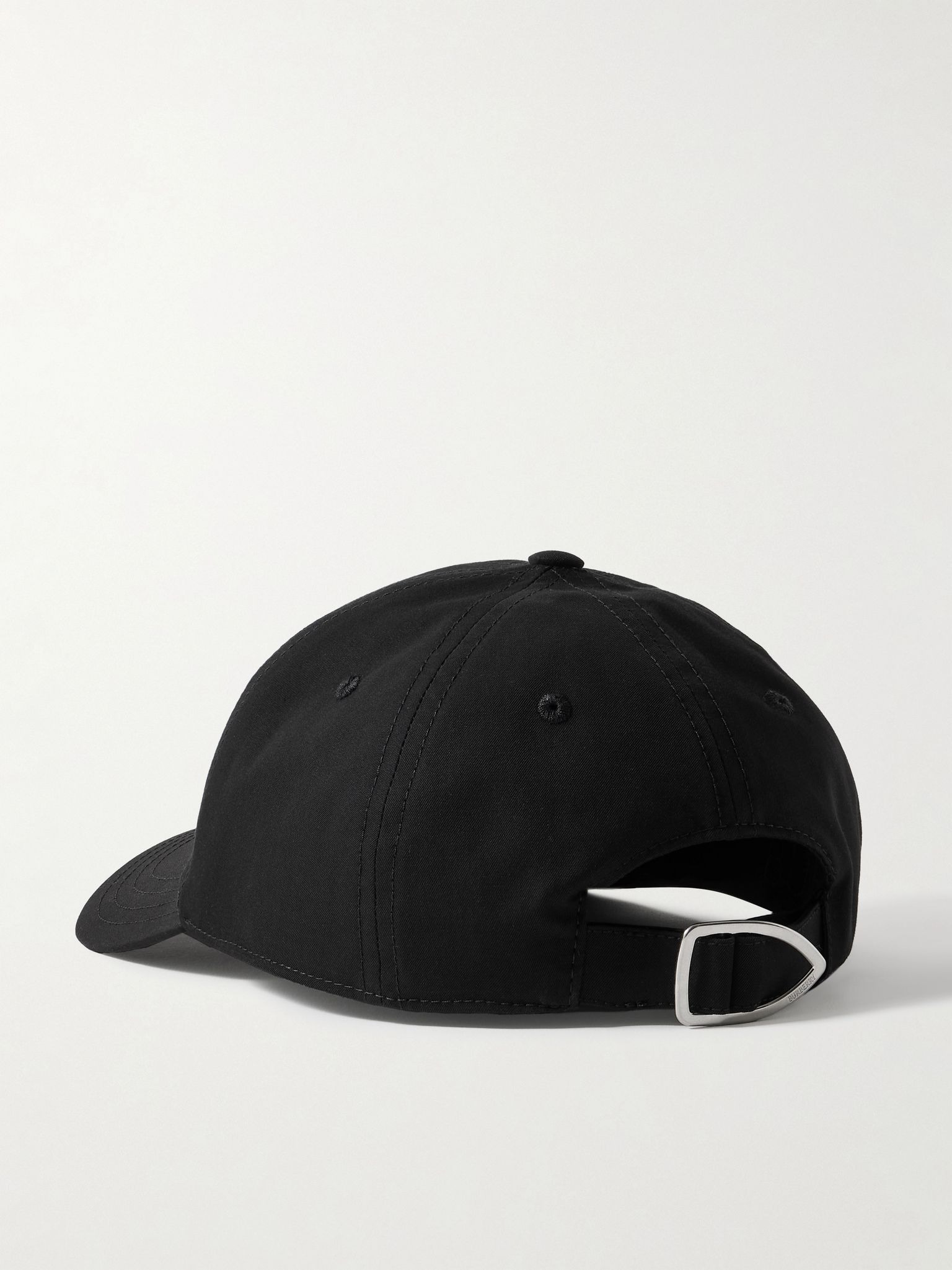 Logo-Embroidered Cotton-Twill Baseball Cap Black - 3