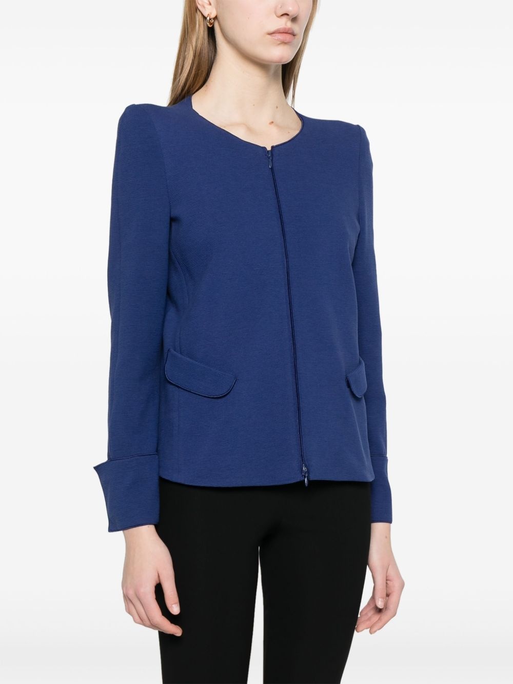Ottoman-jersey jacket - 3