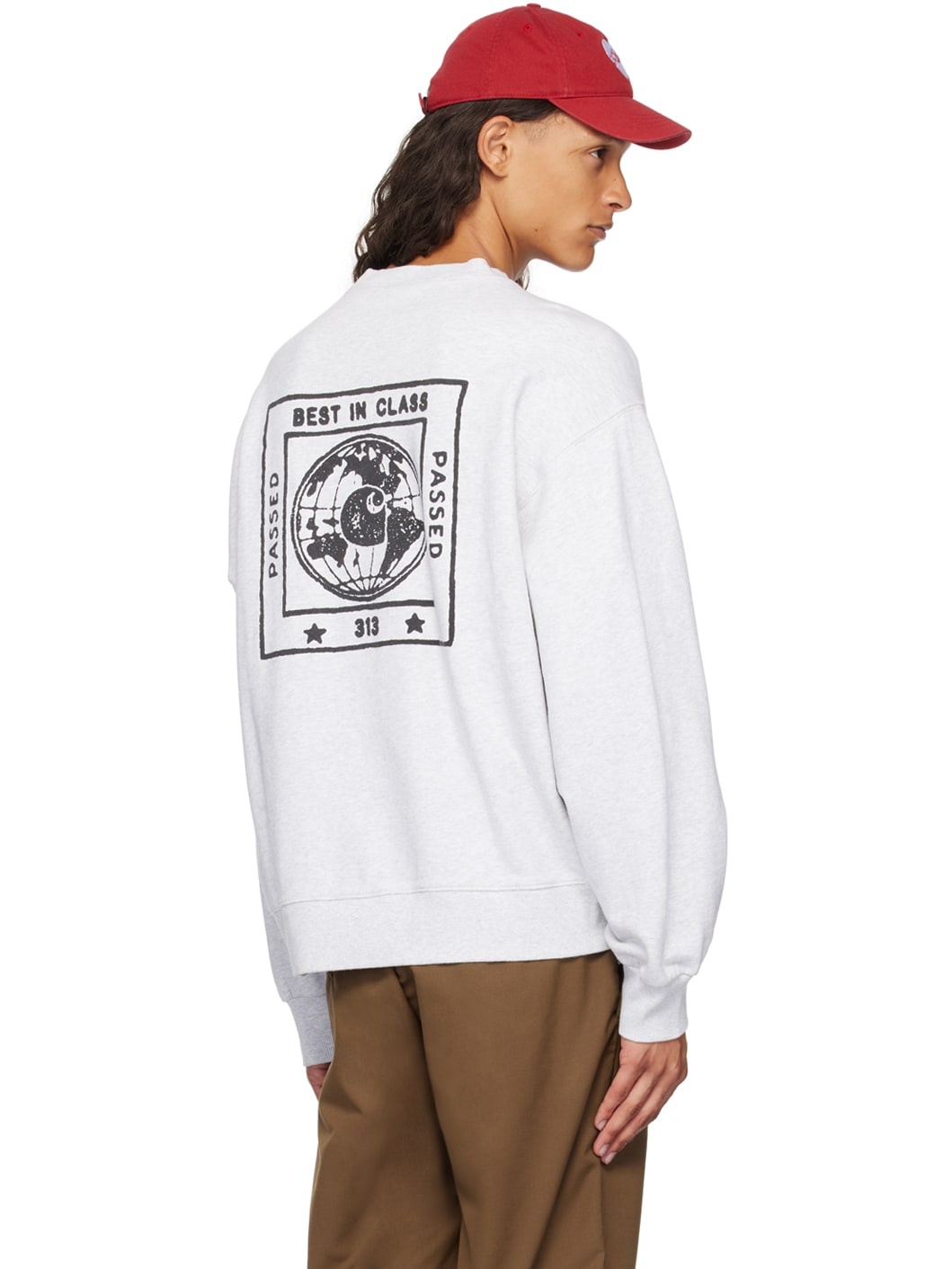 Gray Stamp Sweatshirt - 3
