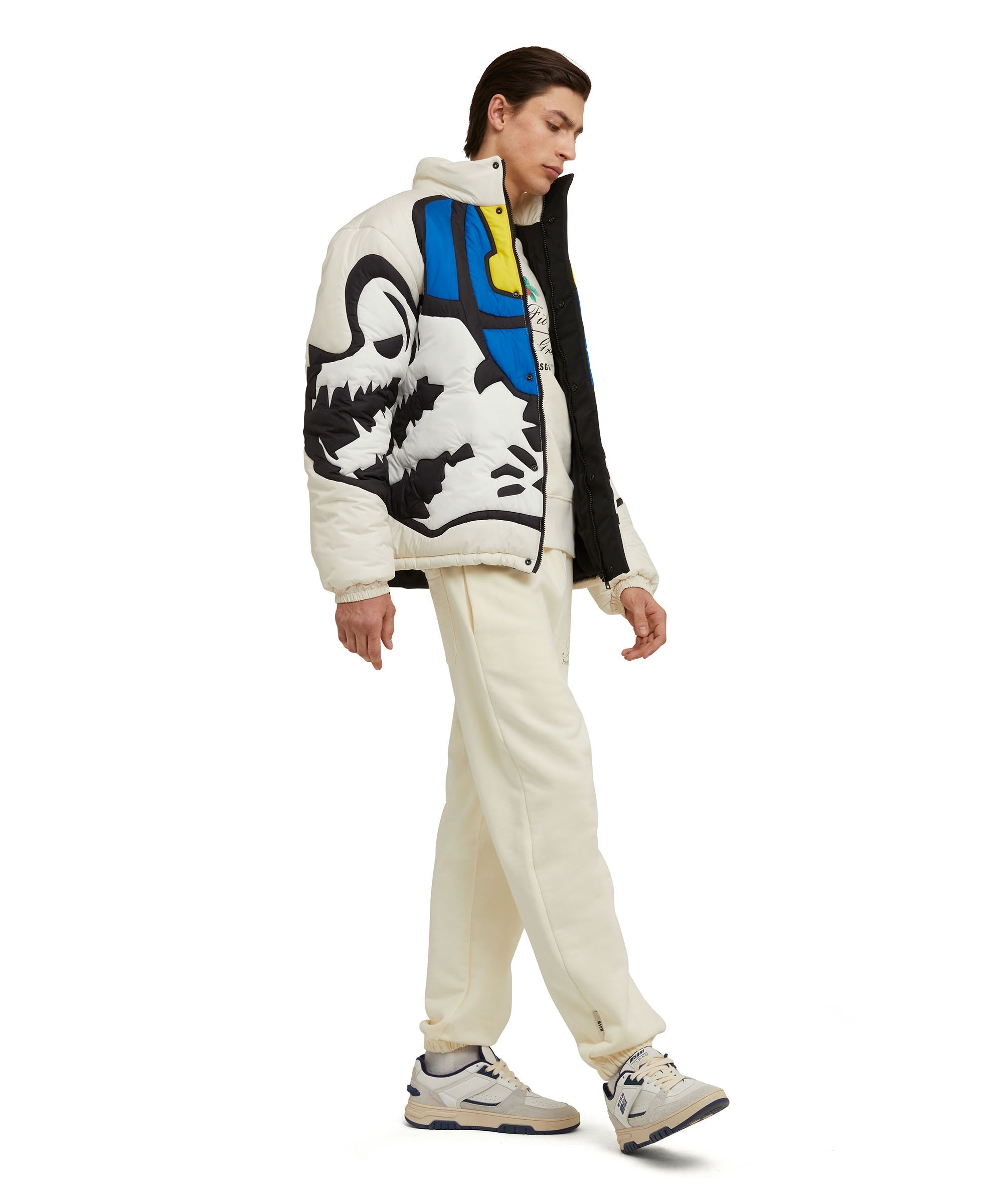 Organic cotton jogging trousers certified by the MSGM Fantastic Green Capsule - 5