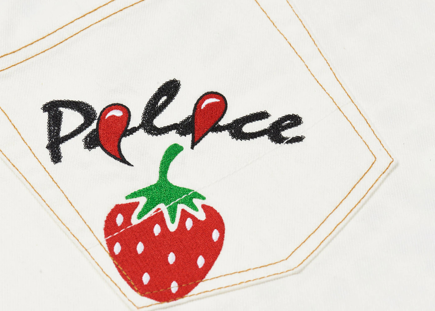 Palace Duck Bomb Panel Jeans White - 3