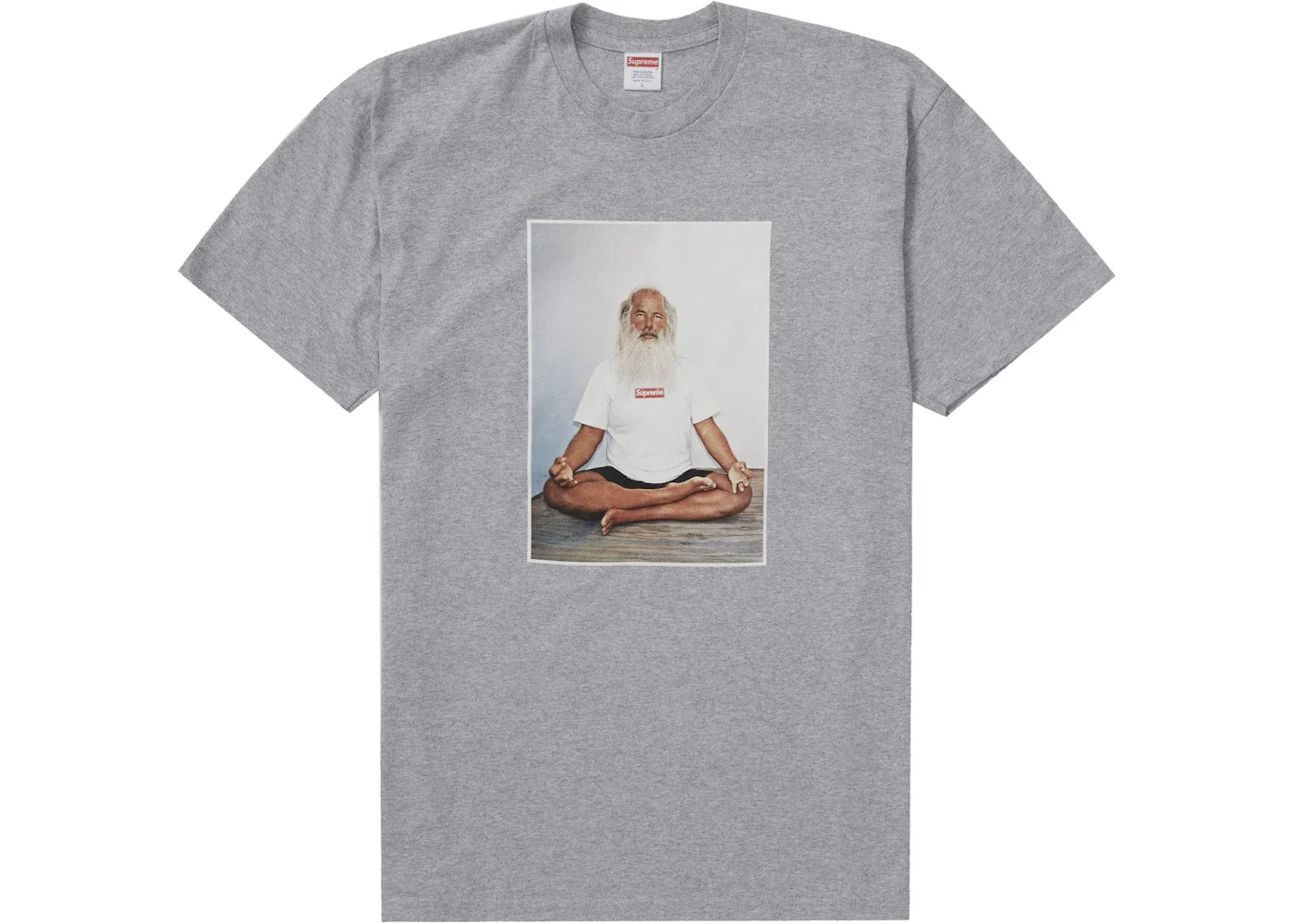 Supreme Rick Rubin Tee Heather Grey - 1