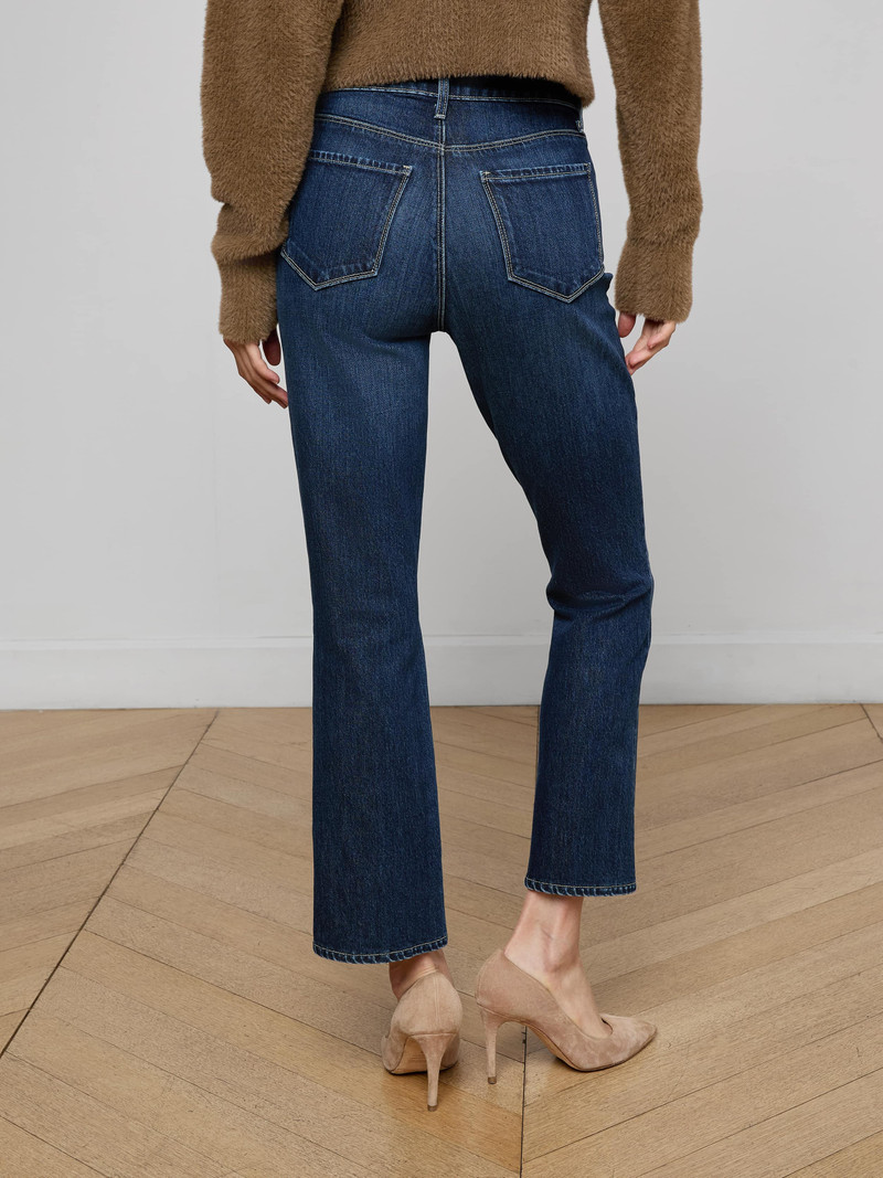 Mira Cropped Bootcut Jean 6
