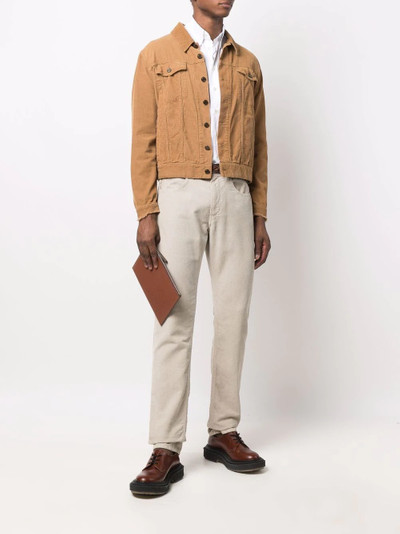 Etro logo-embroidered cotton shirt outlook