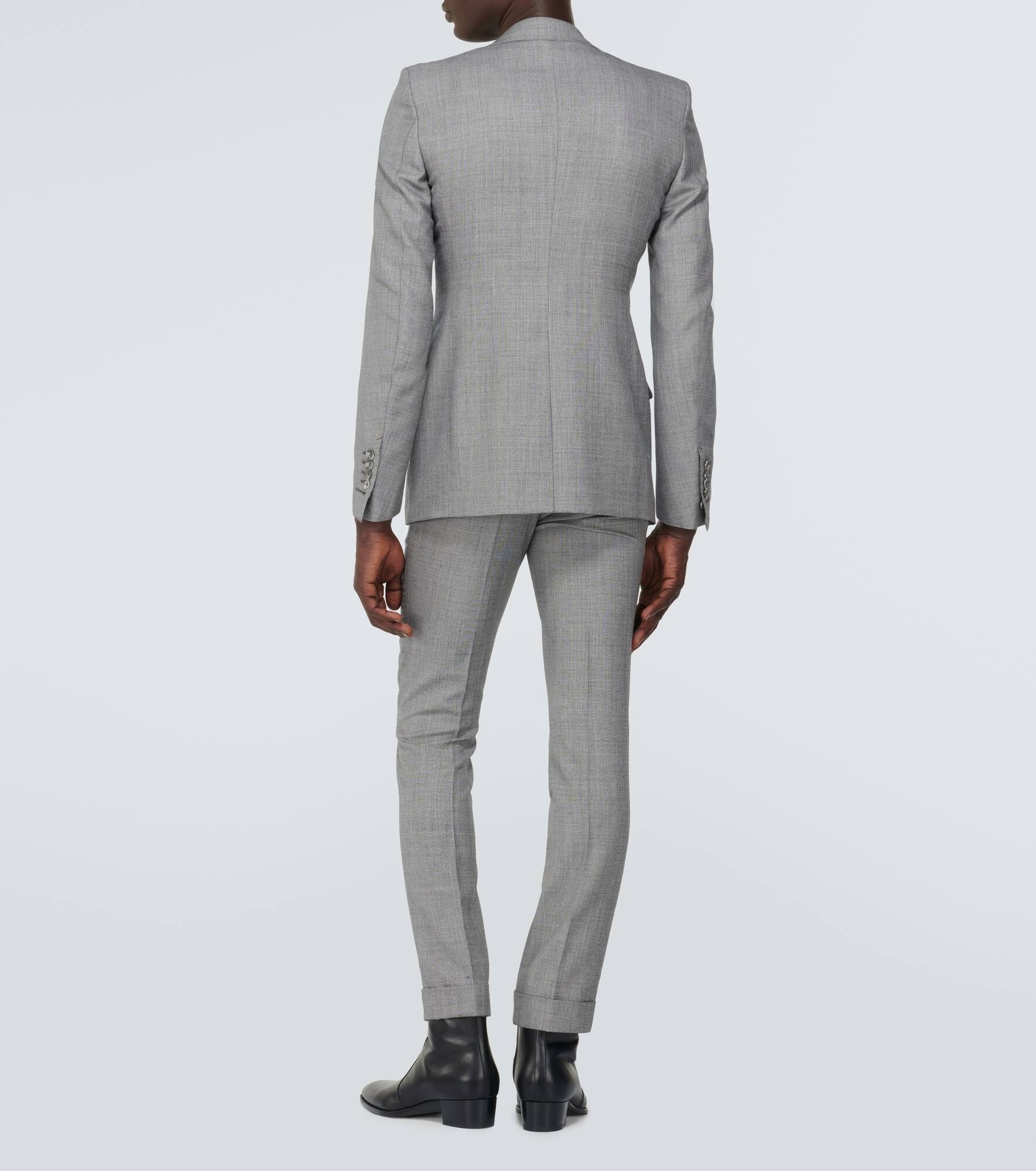 Dyllan wool and silk three-piece suit - 3