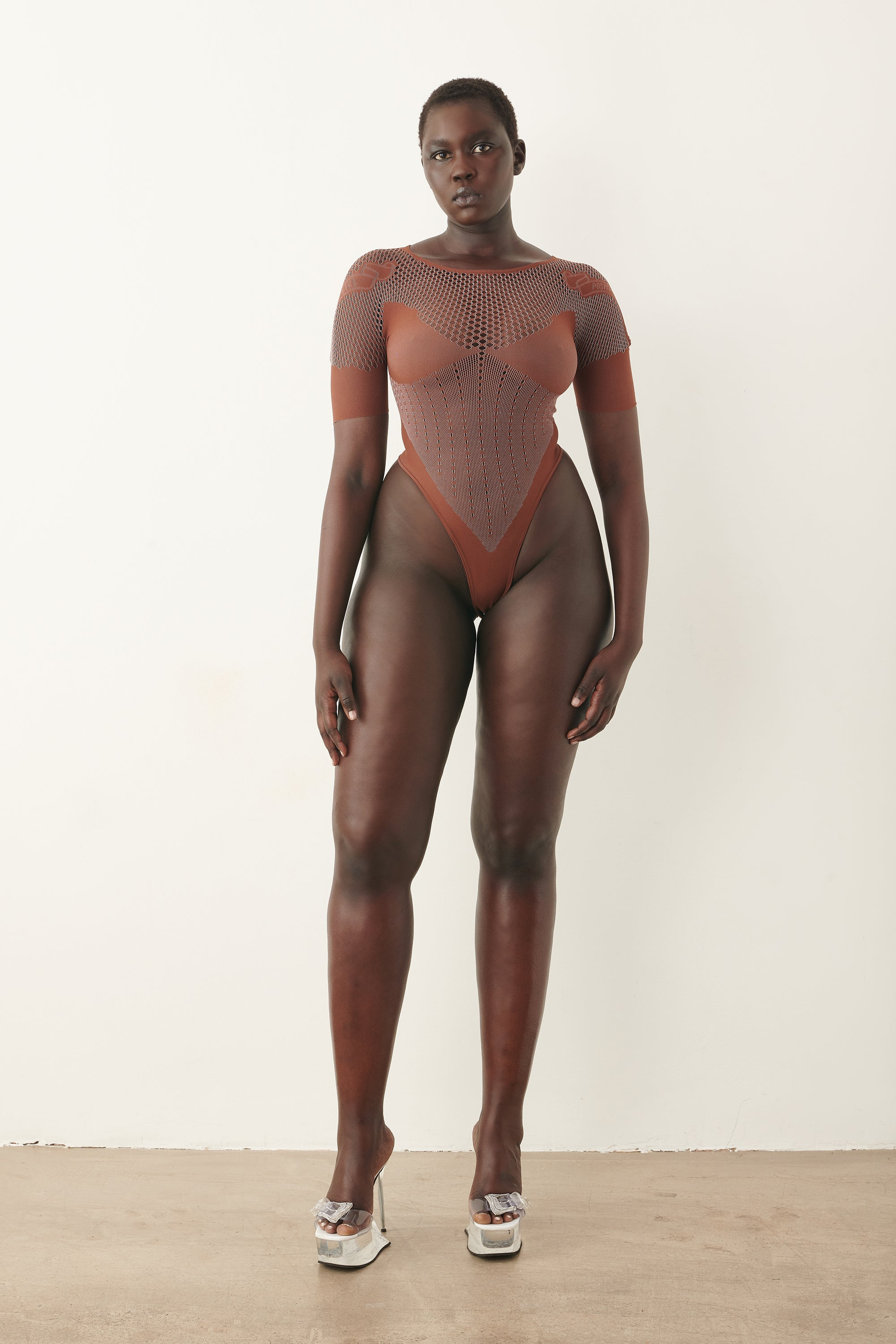 VIVIAN BODYSUIT OLD MONEY BROWN - 2